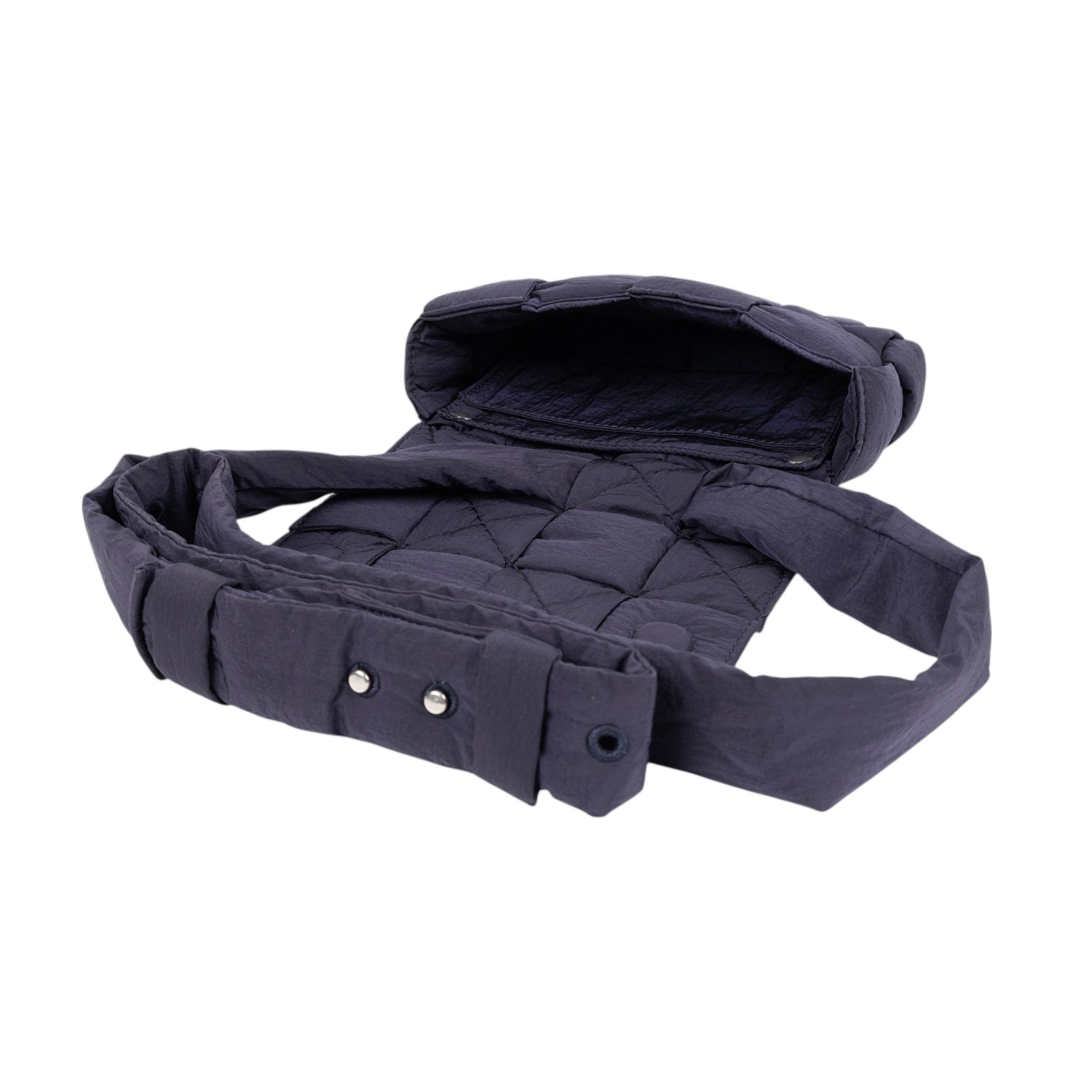 寶緹嘉 BOTTEGA VENETA Padded Cassette 尼龍 編織腰包 679763VB080  防塵袋/購買證明正本