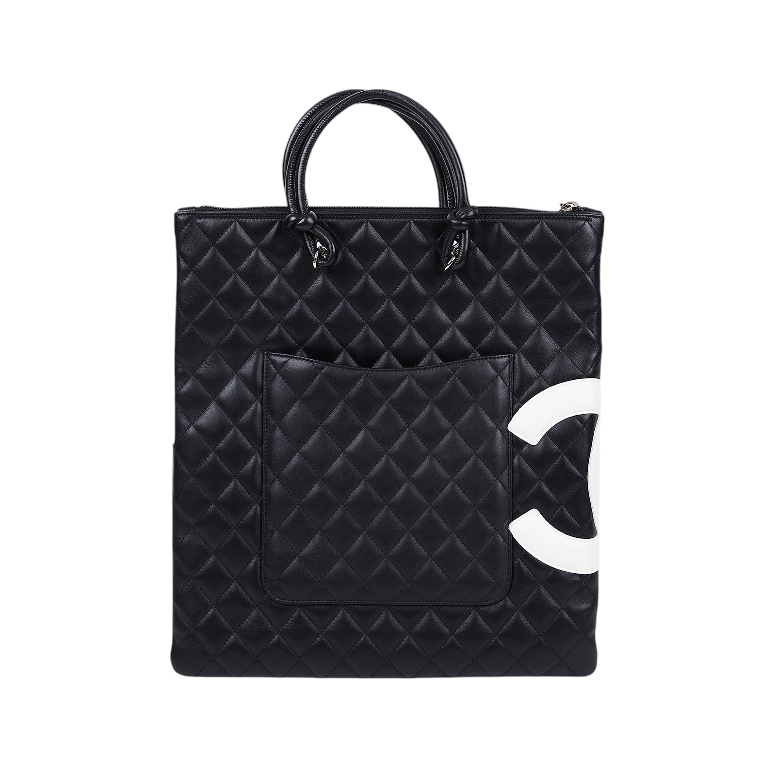 香奈兒 CHANEL Cambon Flat Tote Bag 托特包 A28126 黑康朋扁形托特包 防塵袋/保證卡