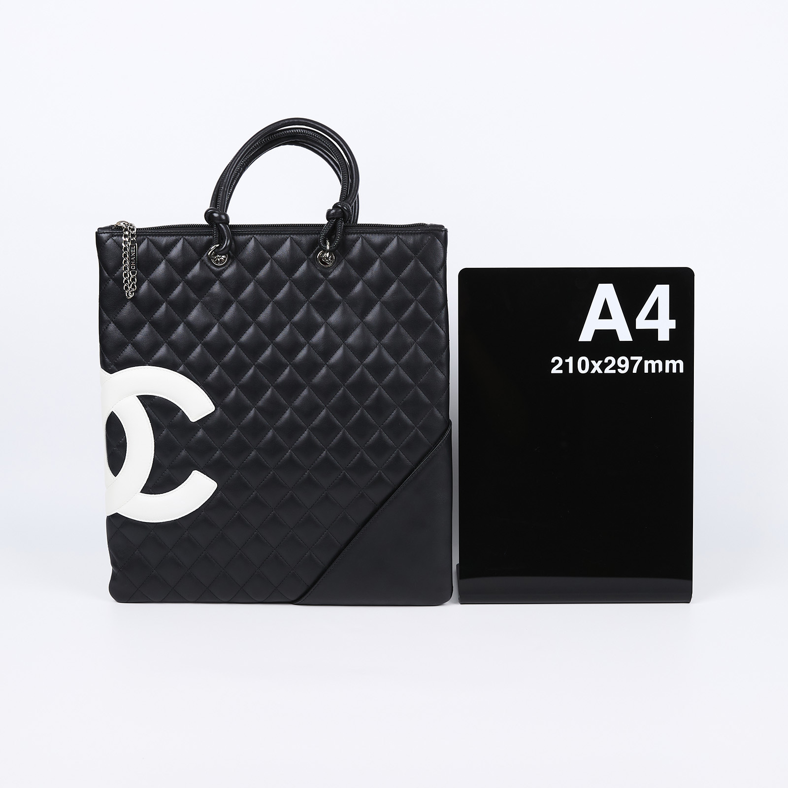 香奈兒 CHANEL Cambon Flat Tote Bag 托特包 A28126 黑康朋扁形托特包 防塵袋/保證卡