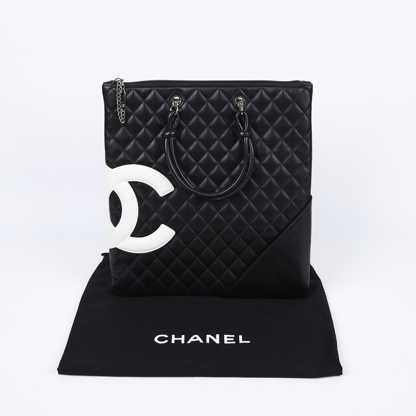 香奈兒 CHANEL Cambon Flat Tote Bag 托特包 A28126 黑康朋扁形托特包 防塵袋/保證卡