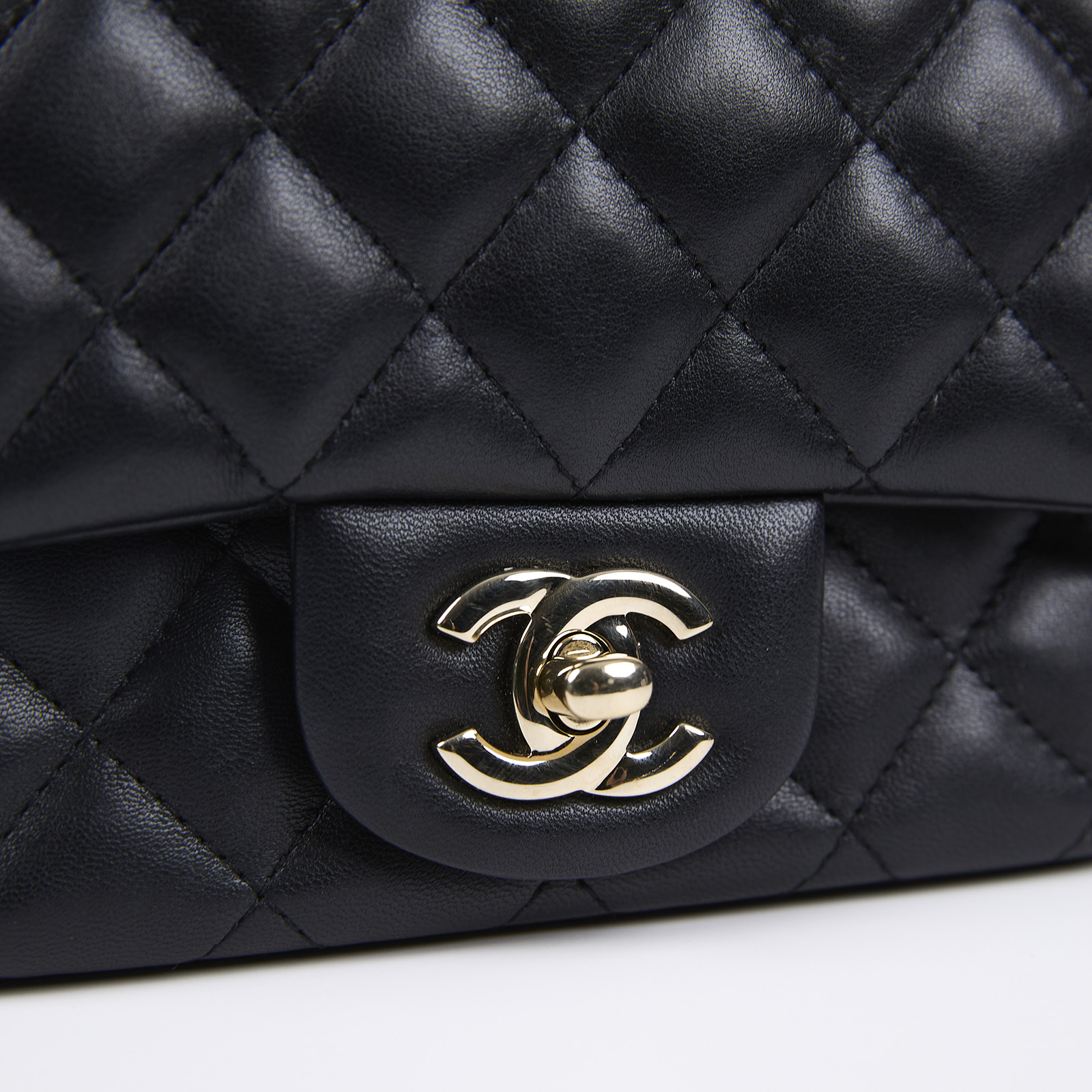 香奈兒 CHANEL CF 方形 迷你 口蓋包 A35200 29開黑金羊方胖 保證卡/防塵袋