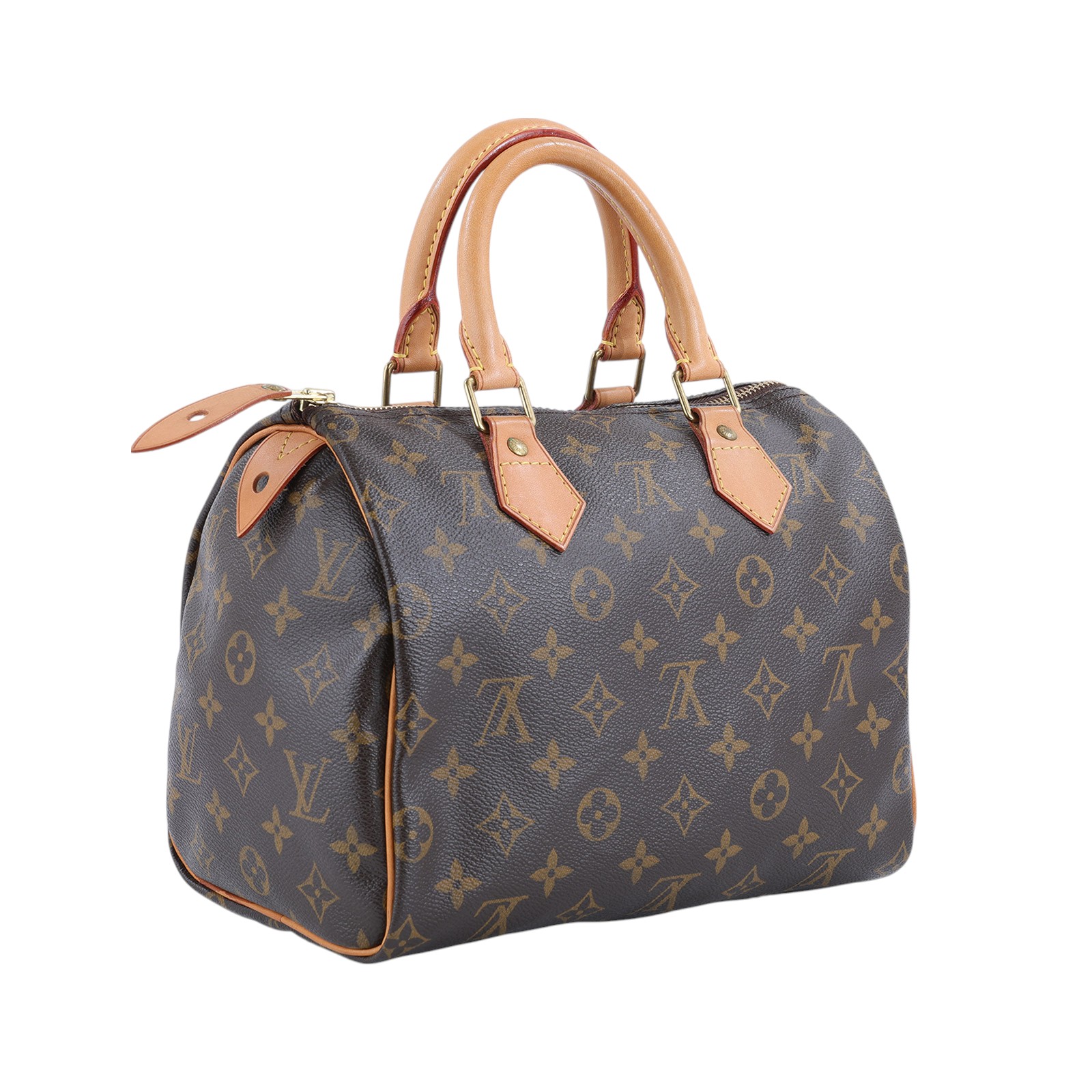 路易威登 LOUIS VUITTON Speedy 25 舊款 手提波士頓包 經典帆布 M41528 原花SPEEDY25 防塵袋/鎖組