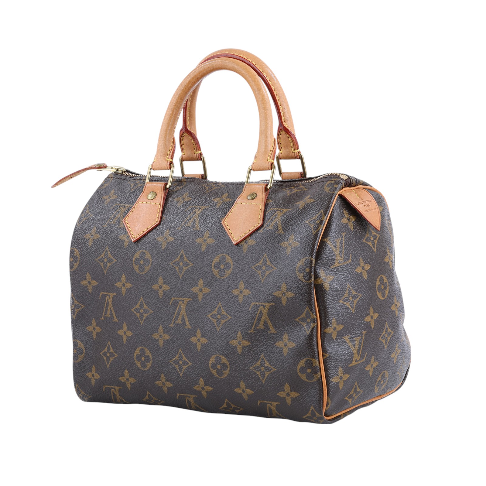 路易威登 LOUIS VUITTON Speedy 25 舊款 手提波士頓包 經典帆布 M41528 原花SPEEDY25 防塵袋/鎖組
