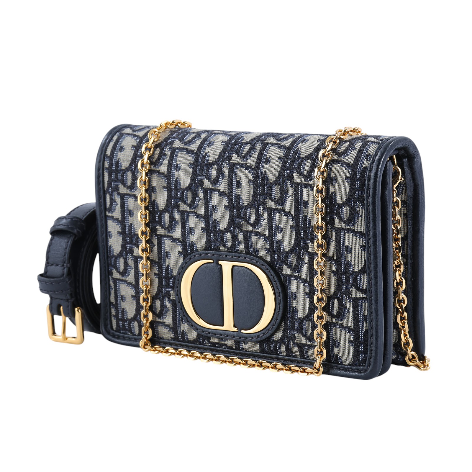 迪奧 CHRISTIAN DIOR Lady Dior My 帆布 鍊條 肩背 手拿包 S2086UTZQ  STARP2/防塵袋/原廠盒子/購買證明正本