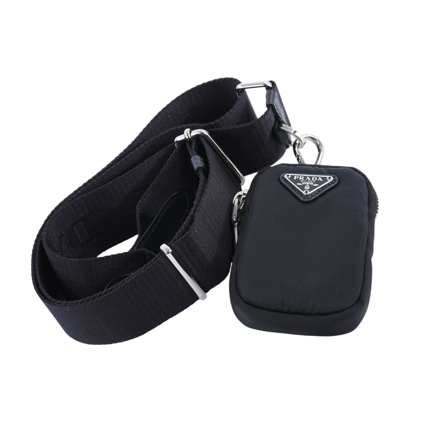 普拉達 PRADA Re-Edition 2005 Re-Nylon 手袋 1BH204_R064 黑尼龍HOBO三合一 保證卡/防塵袋/STARP+內袋