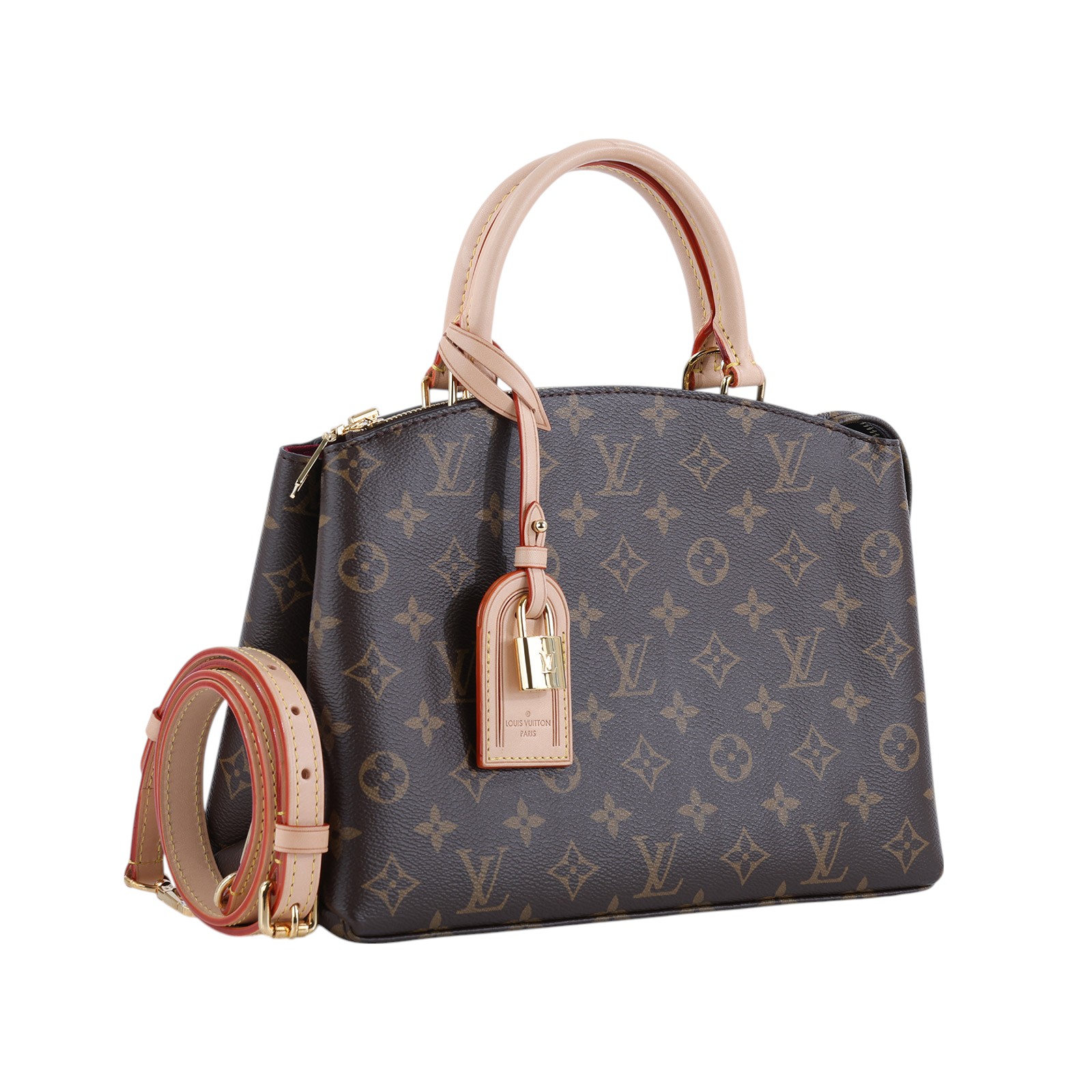 路易威登 LOUIS VUITTON Petit Palais 經典帆布 手提包 單肩包 M45900 晶片款  原廠盒子/防塵袋/背帶/鎖組/購買證明正本