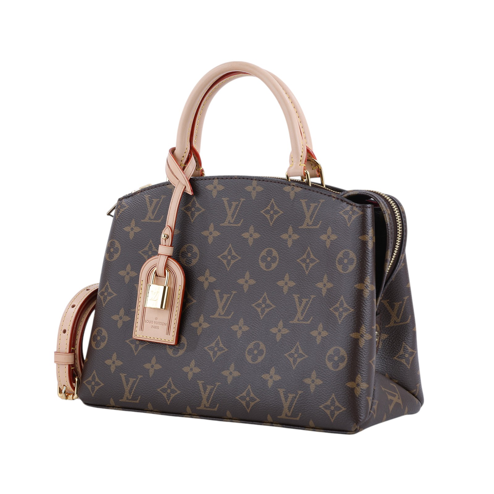 路易威登 LOUIS VUITTON Petit Palais 經典帆布 手提包 單肩包 M45900 晶片款  原廠盒子/防塵袋/背帶/鎖組/購買證明正本