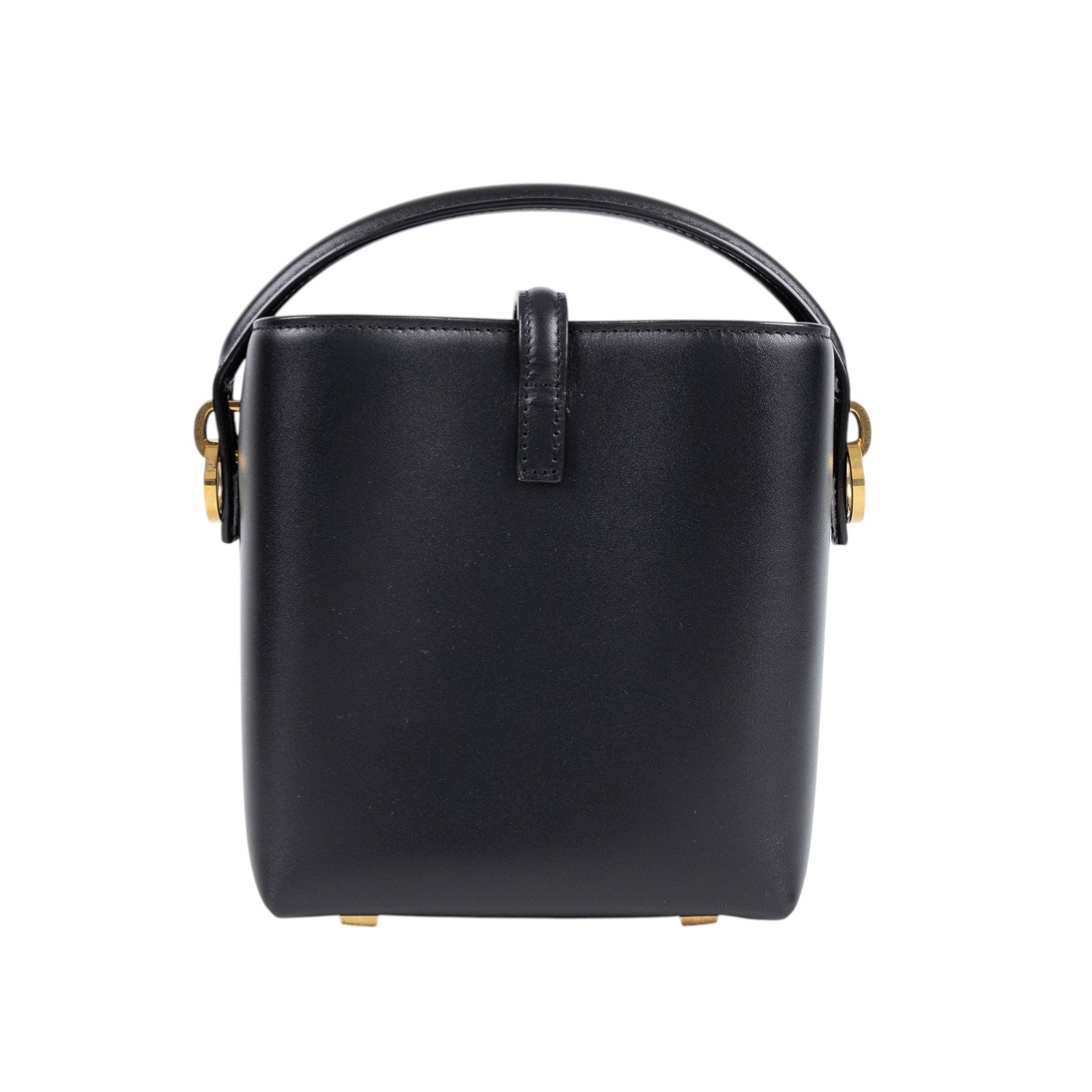 聖羅蘭 YSL SAINT LAURENT le 37 亮面皮革 迷你手袋 7658702R20W 黑Le 37 Mini 防塵袋/背帶