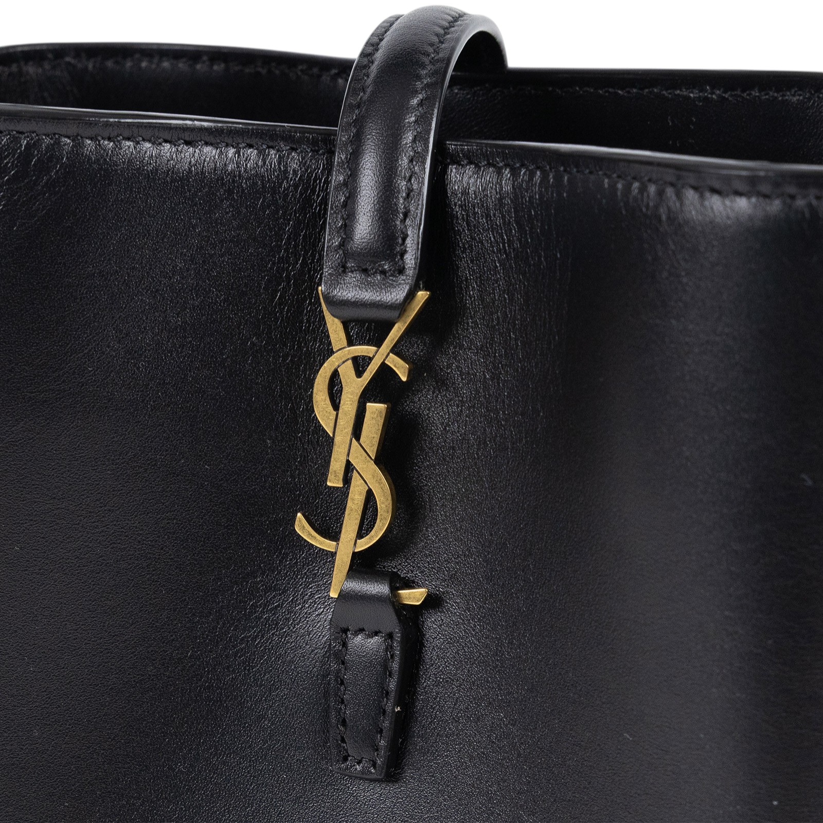 聖羅蘭 YSL SAINT LAURENT le 37 亮面皮革 迷你手袋 7658702R20W 黑Le 37 Mini 防塵袋/背帶