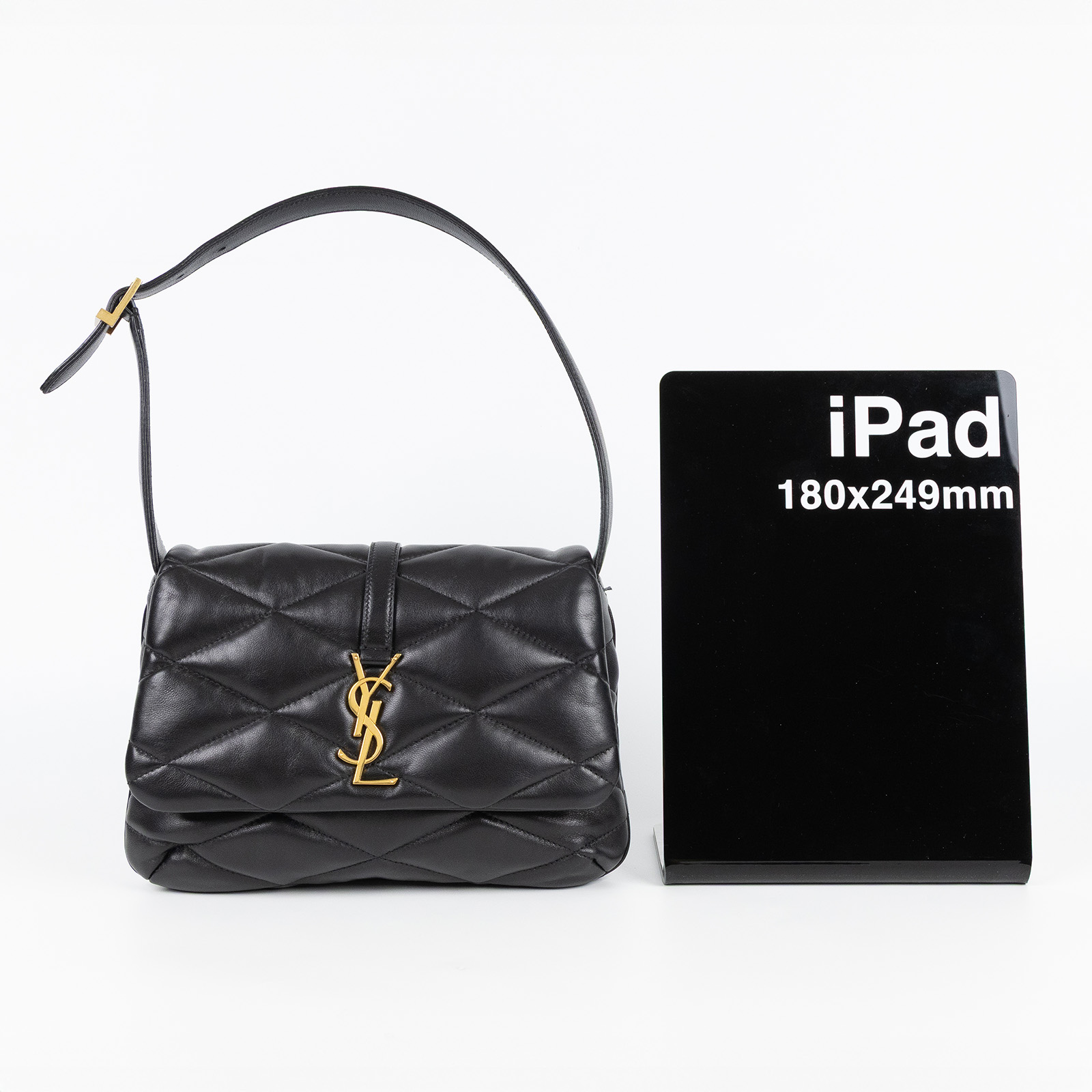 聖羅蘭 YSL SAINT LAURENT LE 5 À 7 手提 肩背包 698567AAAO0 LE 57 羊皮金釦肩背包 防塵袋/保證卡