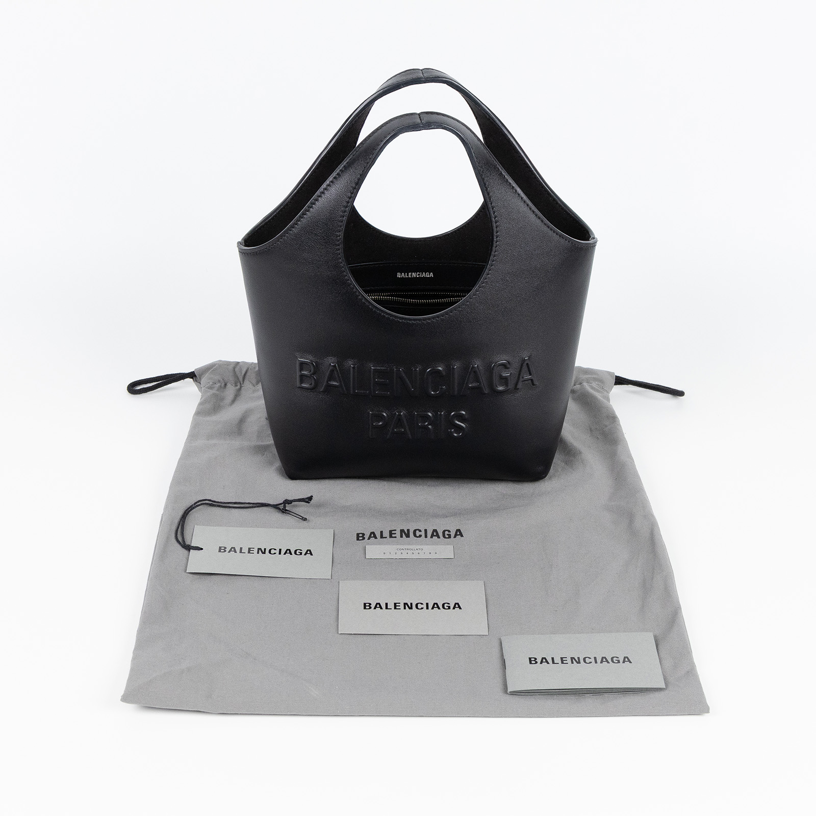 巴黎世家 BALENCIAGA Mary Kate XS 手提包 7470362AAID 黑Mary Kate XS 手提包 防塵袋