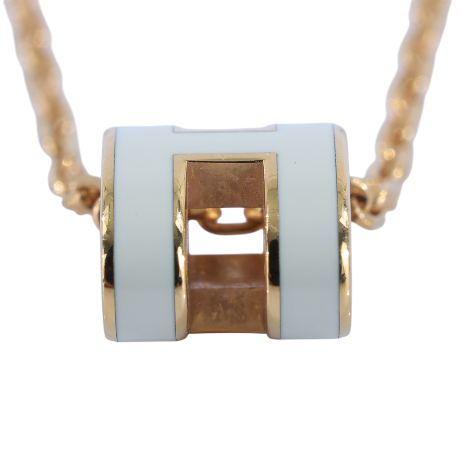 愛馬仕 Hermès Mini Pop H 墜飾 白色 H147992Fv49 ST 12 23 白MINI POP H 項鍊 無附屬品