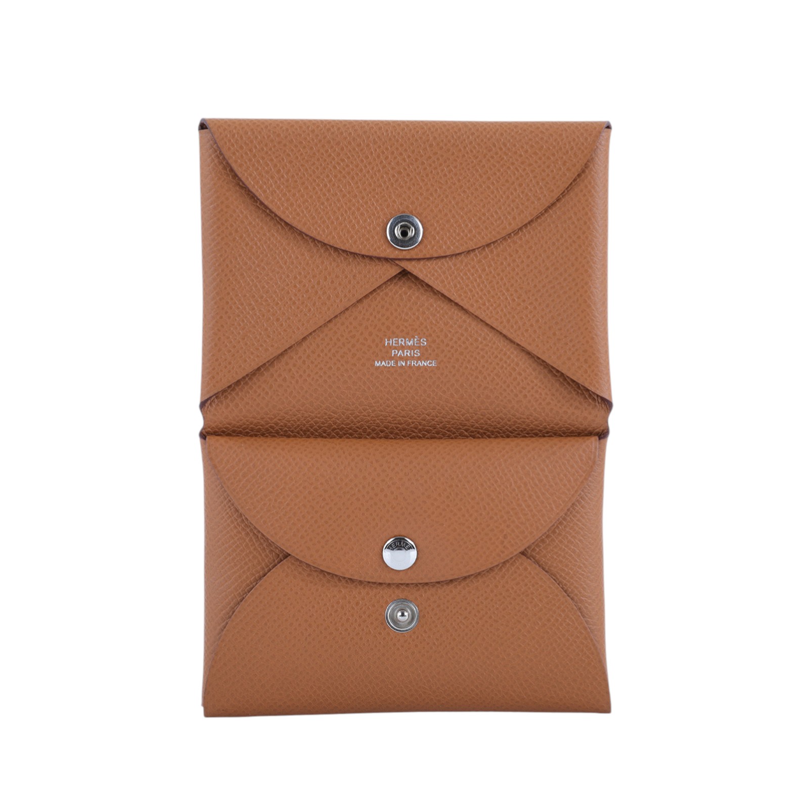 愛馬仕 Hermès Calvi Duo 卡包 H083035CK37 H083035CK37/W UY 010 TM  原廠盒子/購買證明影本