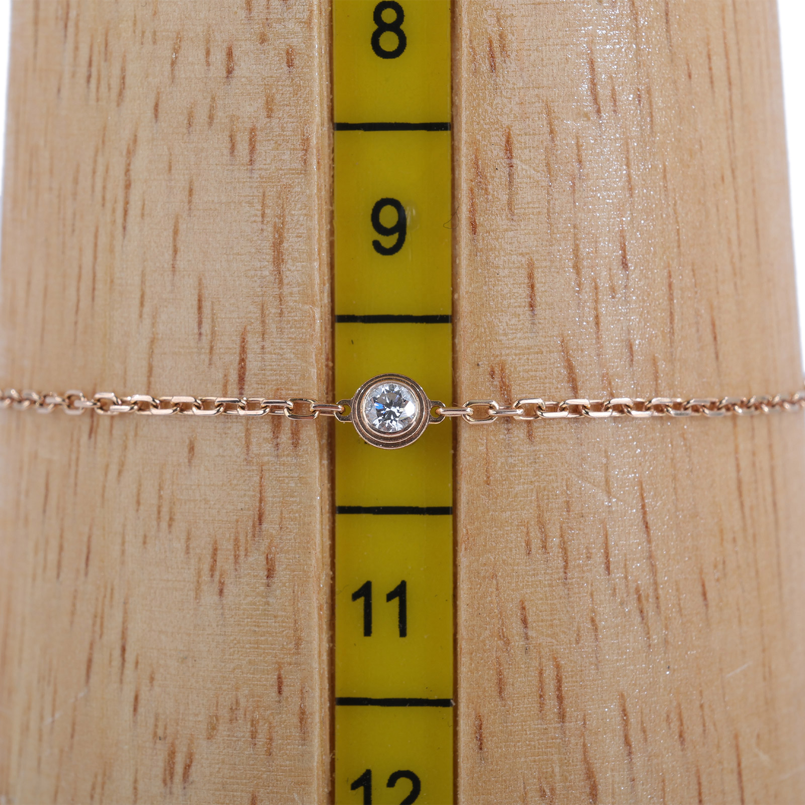 卡地亞 CARTIER dAmour 手環 小型款 B6040300 RG單鑽0.09CT手鍊#1.9G 原廠盒子/保書