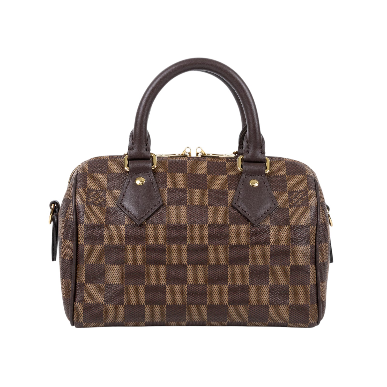 路易威登 LOUIS VUITTON Speedy Bandoulière 20 棕棋盤 手提 斜背 波士頓包 N40489 晶片款  防塵袋/背帶/鎖組