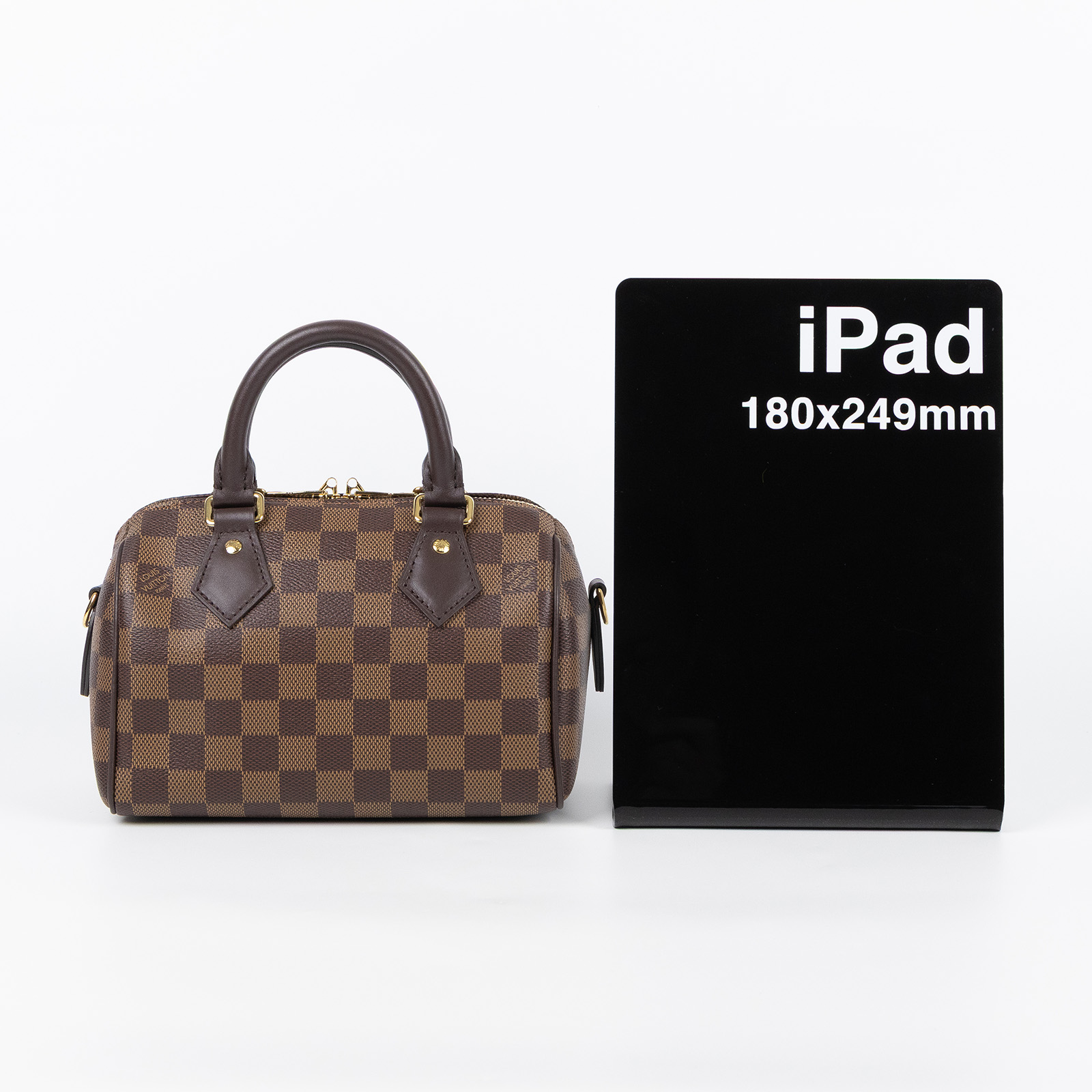 路易威登 LOUIS VUITTON Speedy Bandoulière 20 棕棋盤 手提 斜背 波士頓包 N40489 晶片款  防塵袋/背帶/鎖組