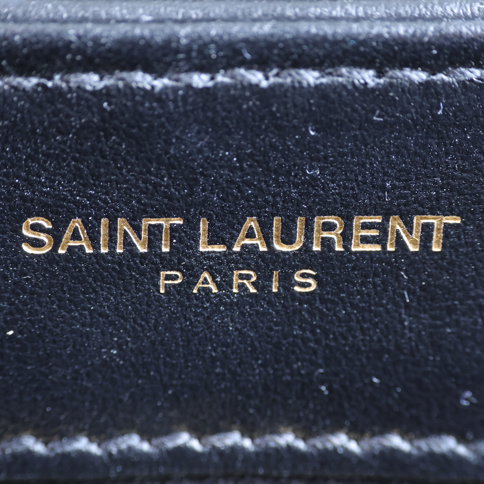 聖羅蘭 YSL SAINT LAURENT Loulou 絎縫 皮革 TOY 手袋 630951DV707 黑金LOULOU TOY 防塵袋 /背帶