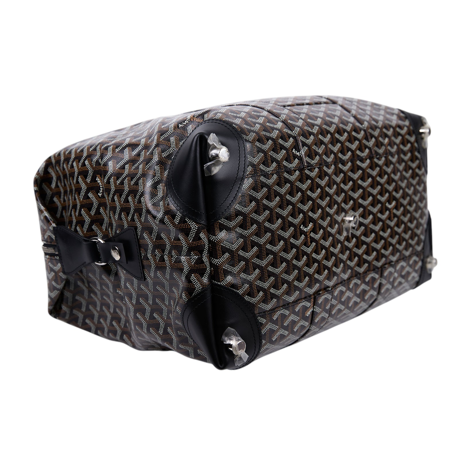 高雅德 GOYARD Bowling 45 bag 旅行袋 BOWLIN045TY 黑保齡球包45 鎖組/STARP