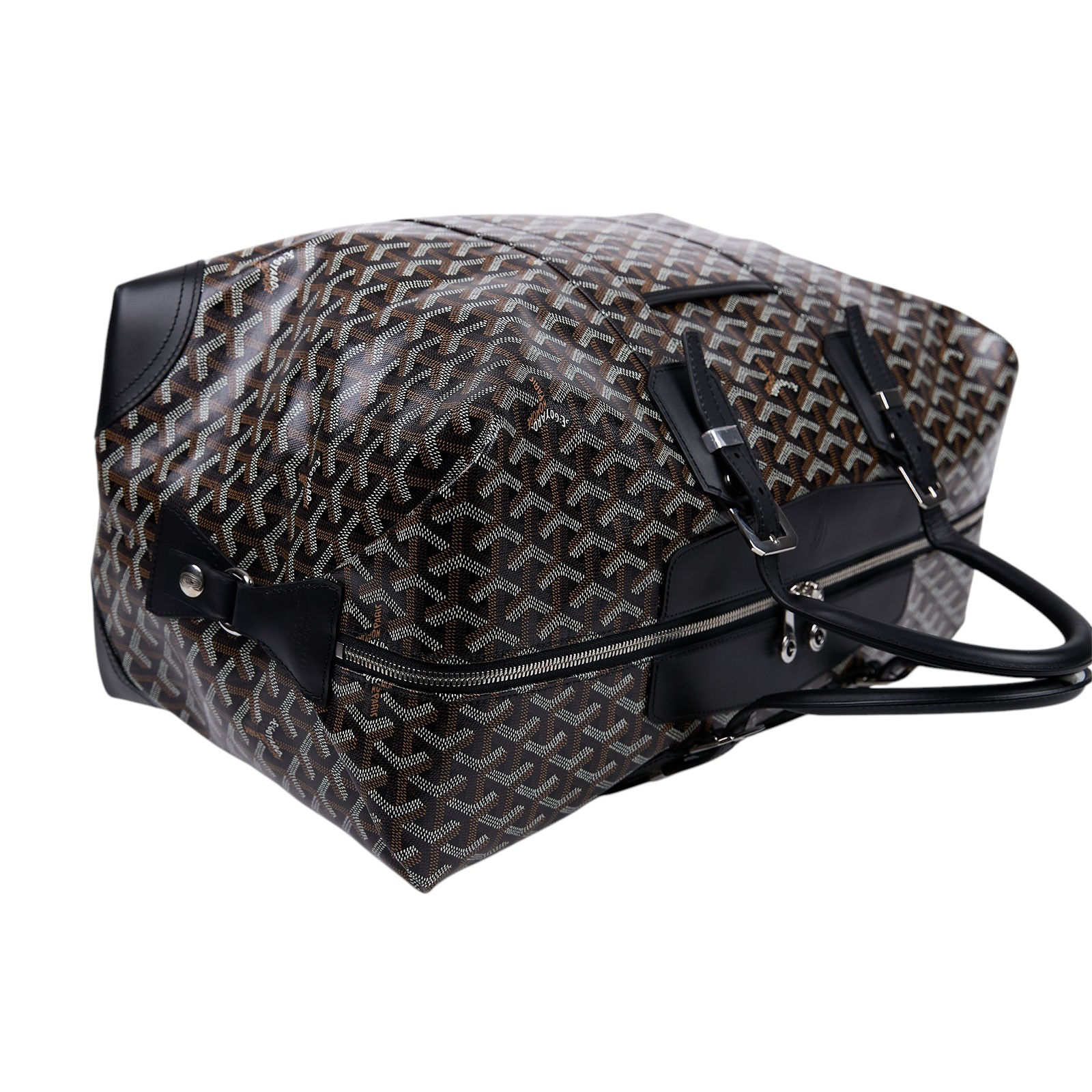 高雅德 GOYARD Bowling 45 bag 旅行袋 BOWLIN045TY 黑保齡球包45 鎖組/STARP