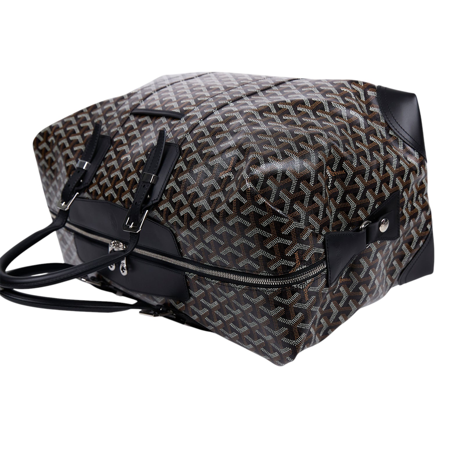 高雅德 GOYARD Bowling 45 bag 旅行袋 BOWLIN045TY 黑保齡球包45 鎖組/STARP