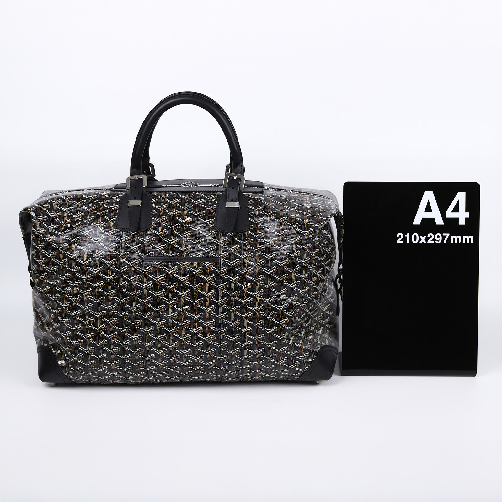 高雅德 GOYARD Bowling 45 bag 旅行袋 BOWLIN045TY 黑保齡球包45 鎖組/STARP
