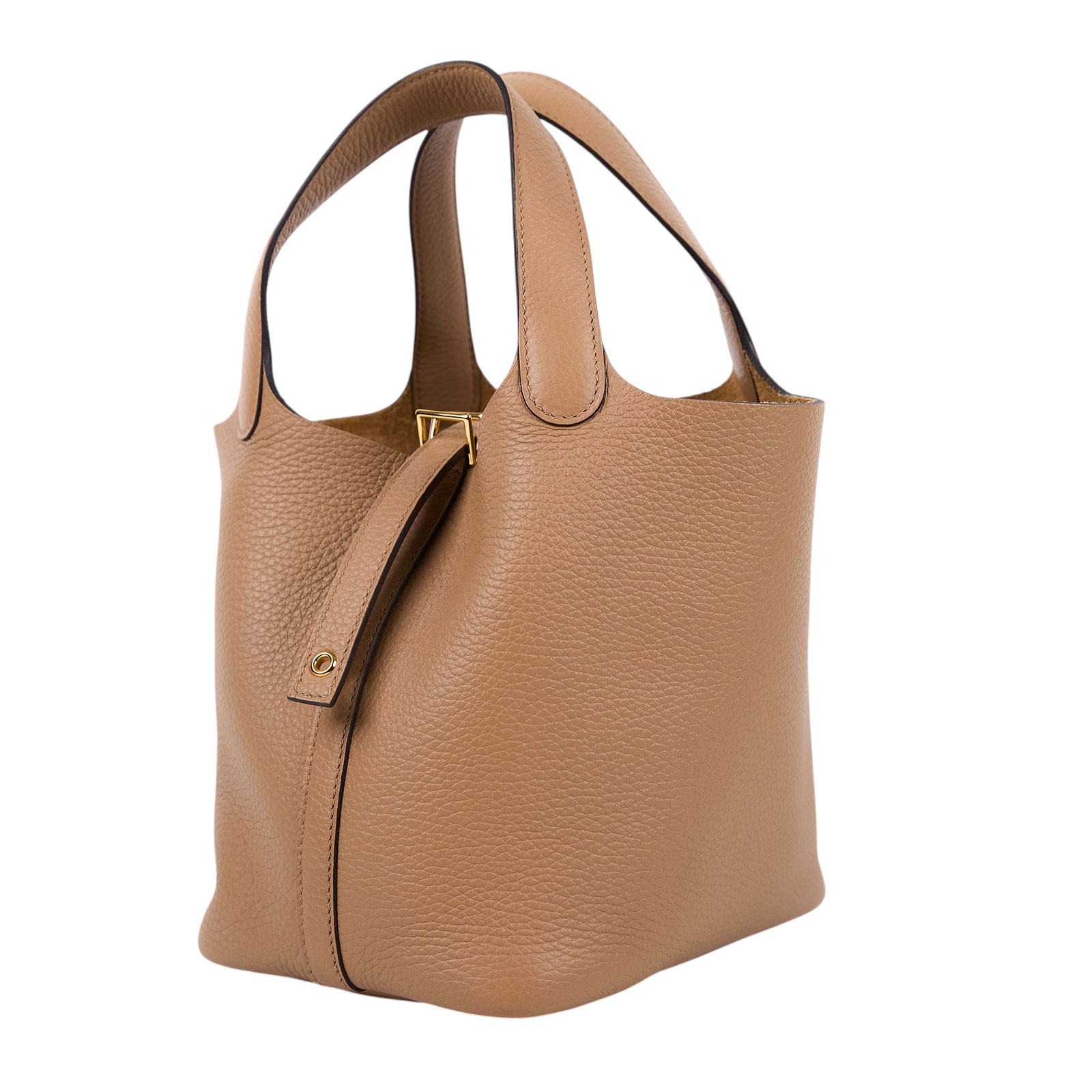 愛馬仕 Hermès Picotin Lock 18 菜籃子包 PT18 B MI 003 IA 奶茶金釦PICOTIN18 原廠盒子/防塵袋/鎖組