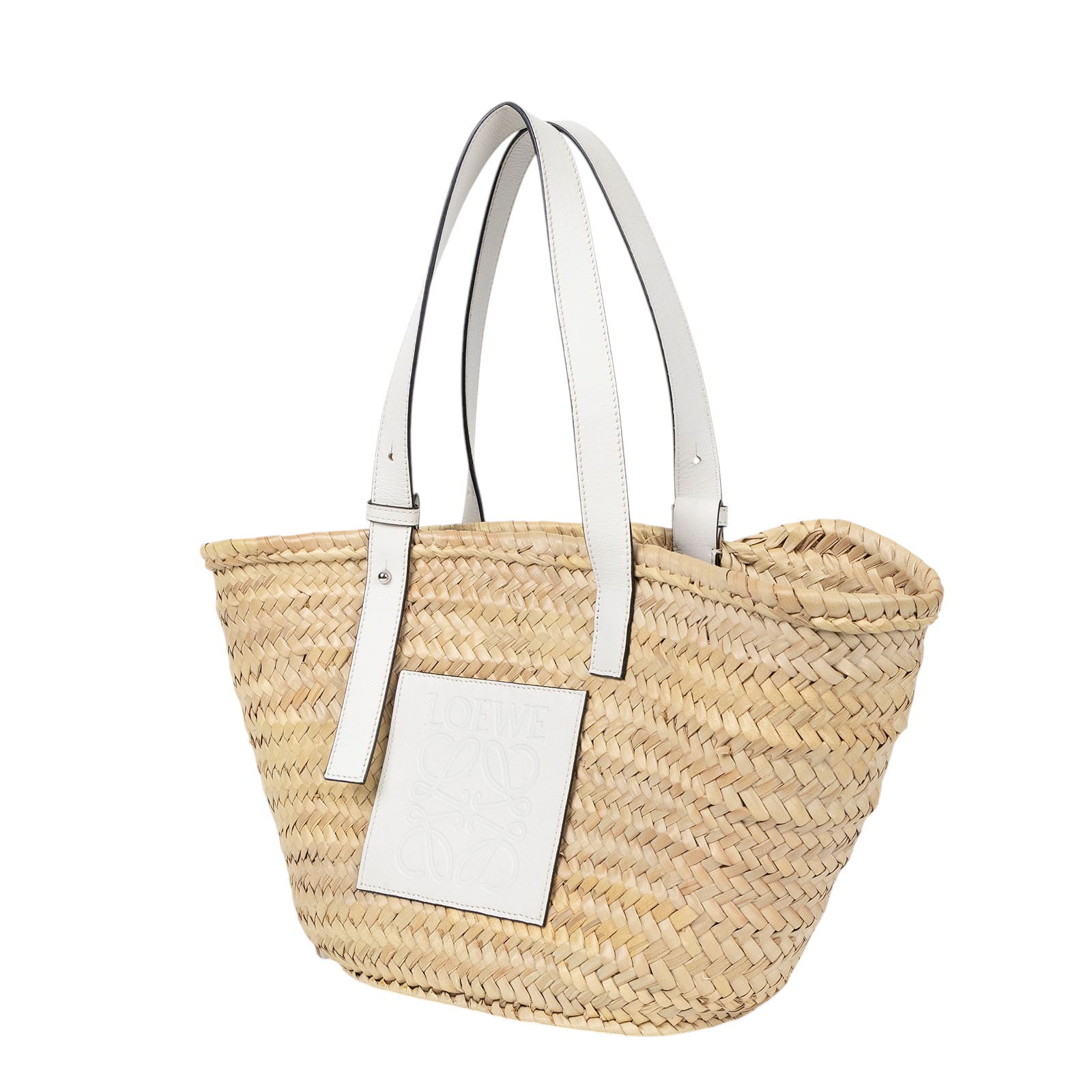 羅意威 LOEWE 中型 手工編織包 A223S92X04 白草編包MEDIUM 防塵袋