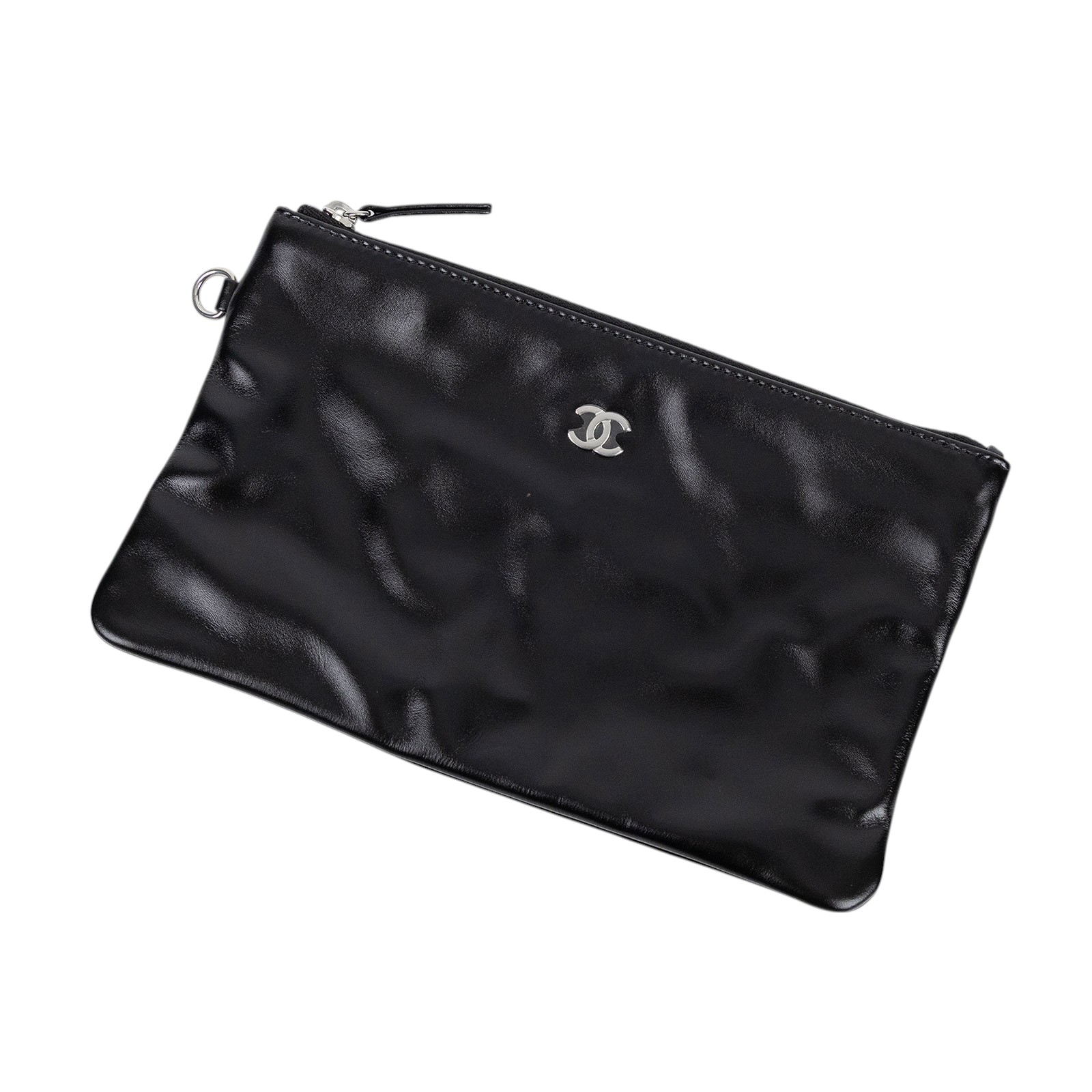 香奈兒 CHANEL 22 中型 束口包 AS3261 晶片款 黑銀22BAG中號 防塵袋