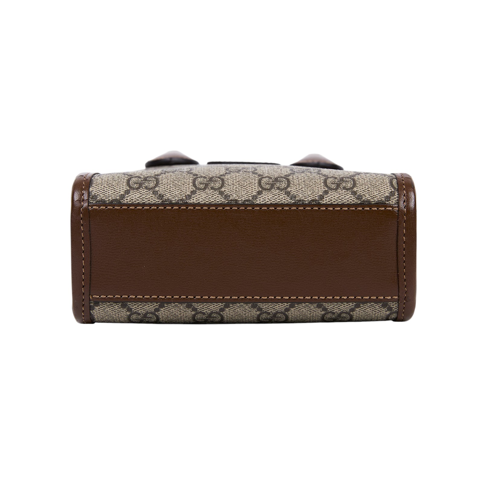 古馳 GUCCI Interlocking G 迷你 手提袋 671623 咖INTERLOCKING琴譜包 背帶/原廠盒子/防塵袋