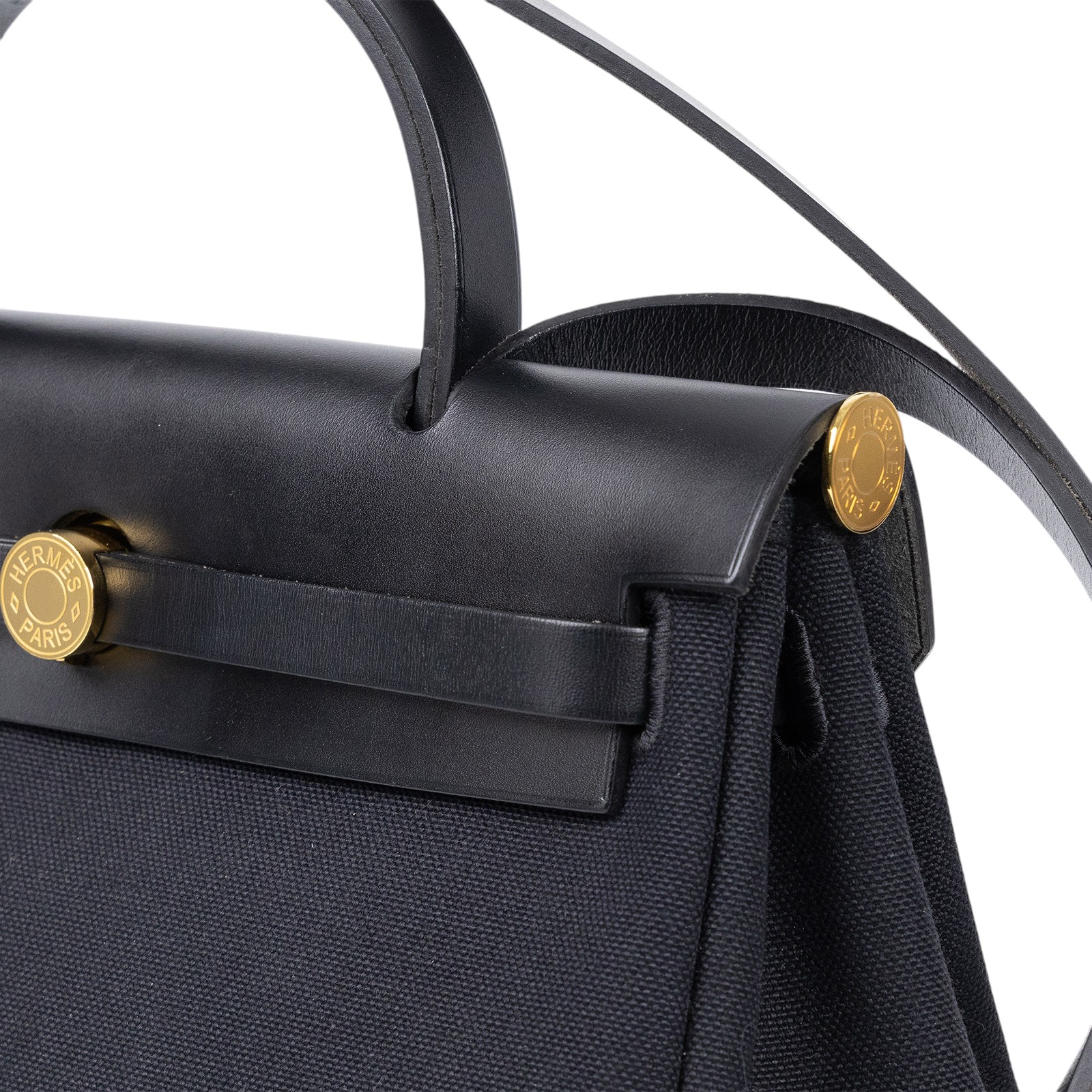 愛馬仕 Hermès Herbag Zip 31 HER31 Y TS 010 AU Y刻黑帆布HERBAG 31 防塵袋/原廠盒子/鎖組/內袋