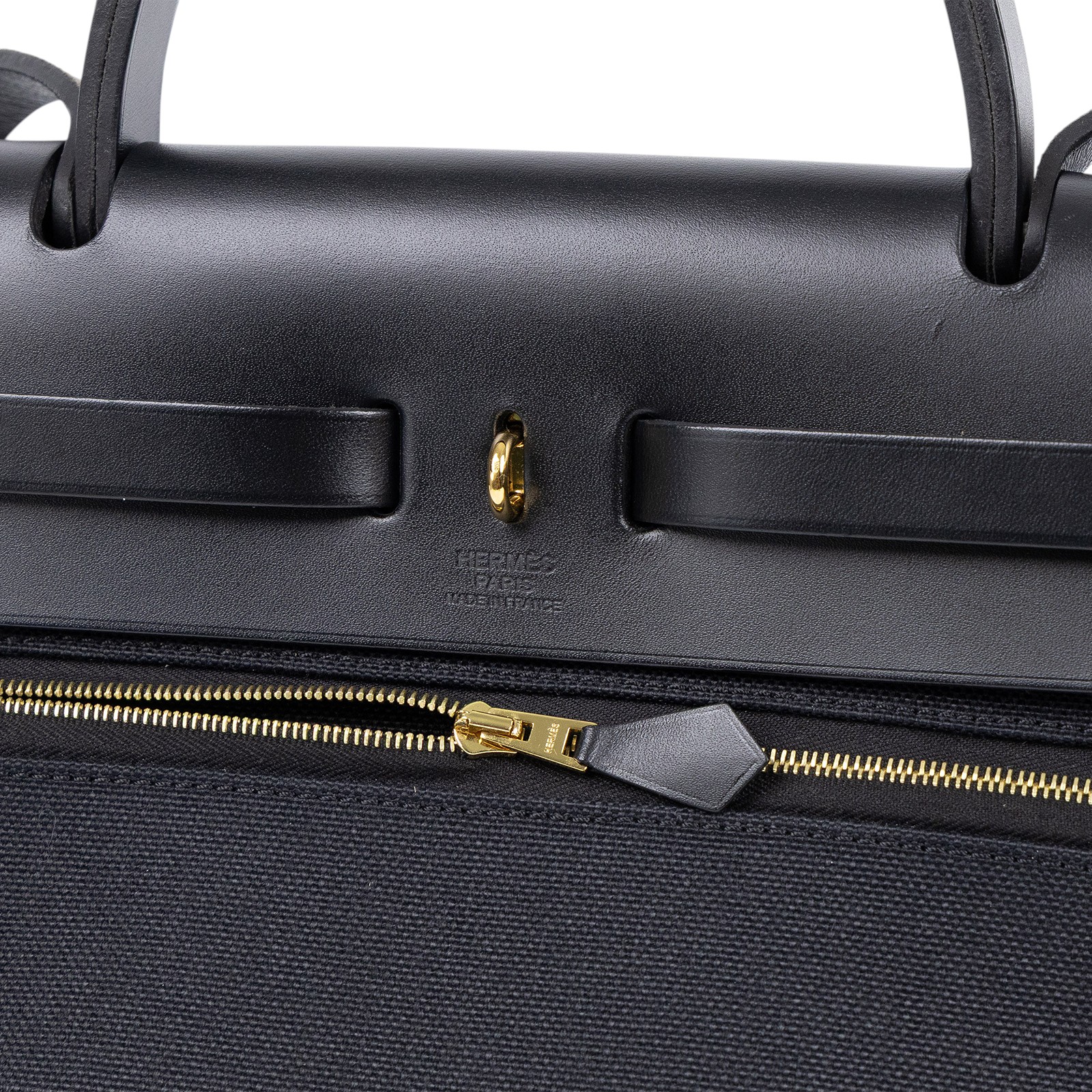 愛馬仕 Hermès Herbag Zip 31 HER31 Y TS 010 AU Y刻黑帆布HERBAG 31 防塵袋/原廠盒子/鎖組/內袋