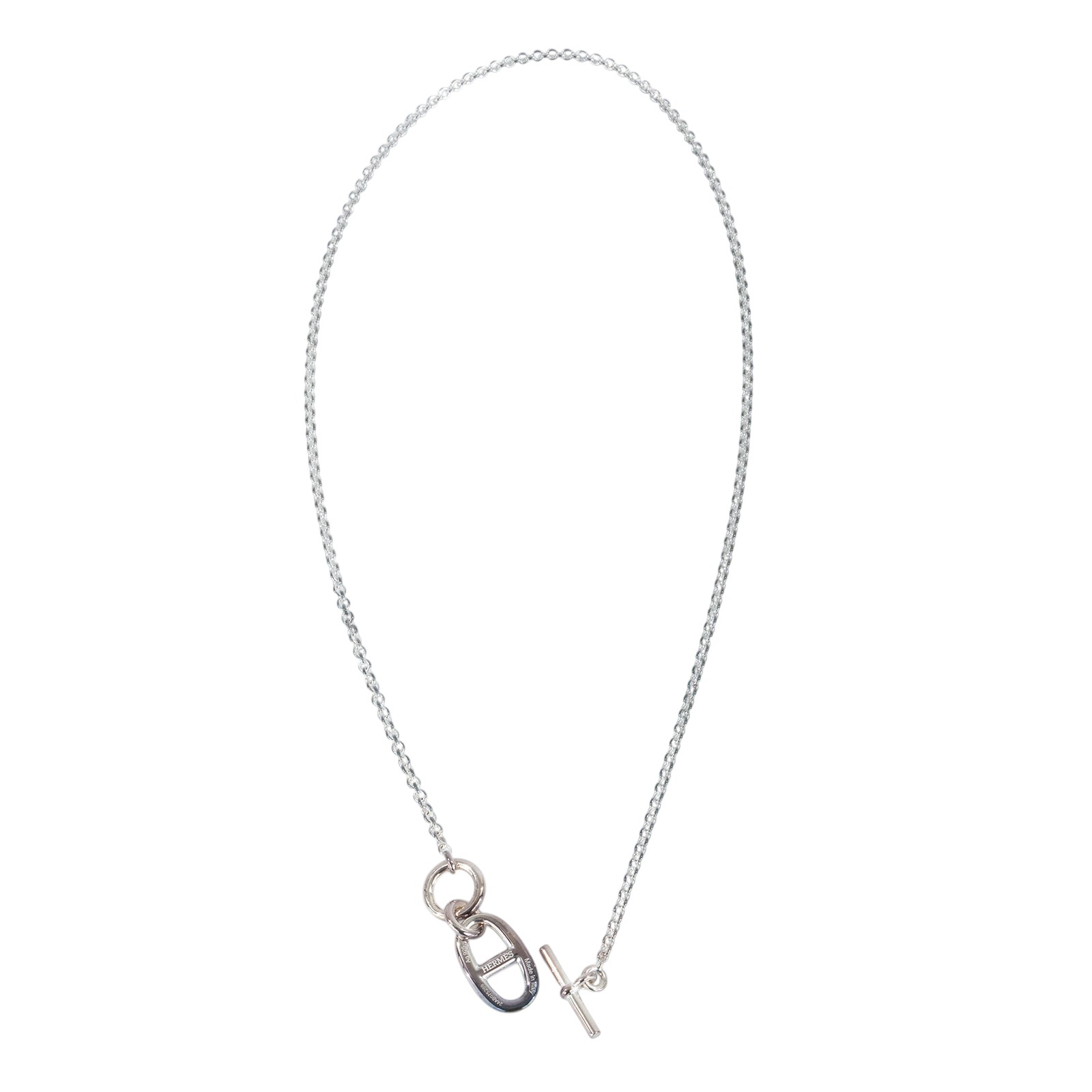 愛馬仕 Hermès Chaine dAncre 墜飾 H104141Bv00 24AB075289 AMULETTES豬鼻項鍊 原廠盒子