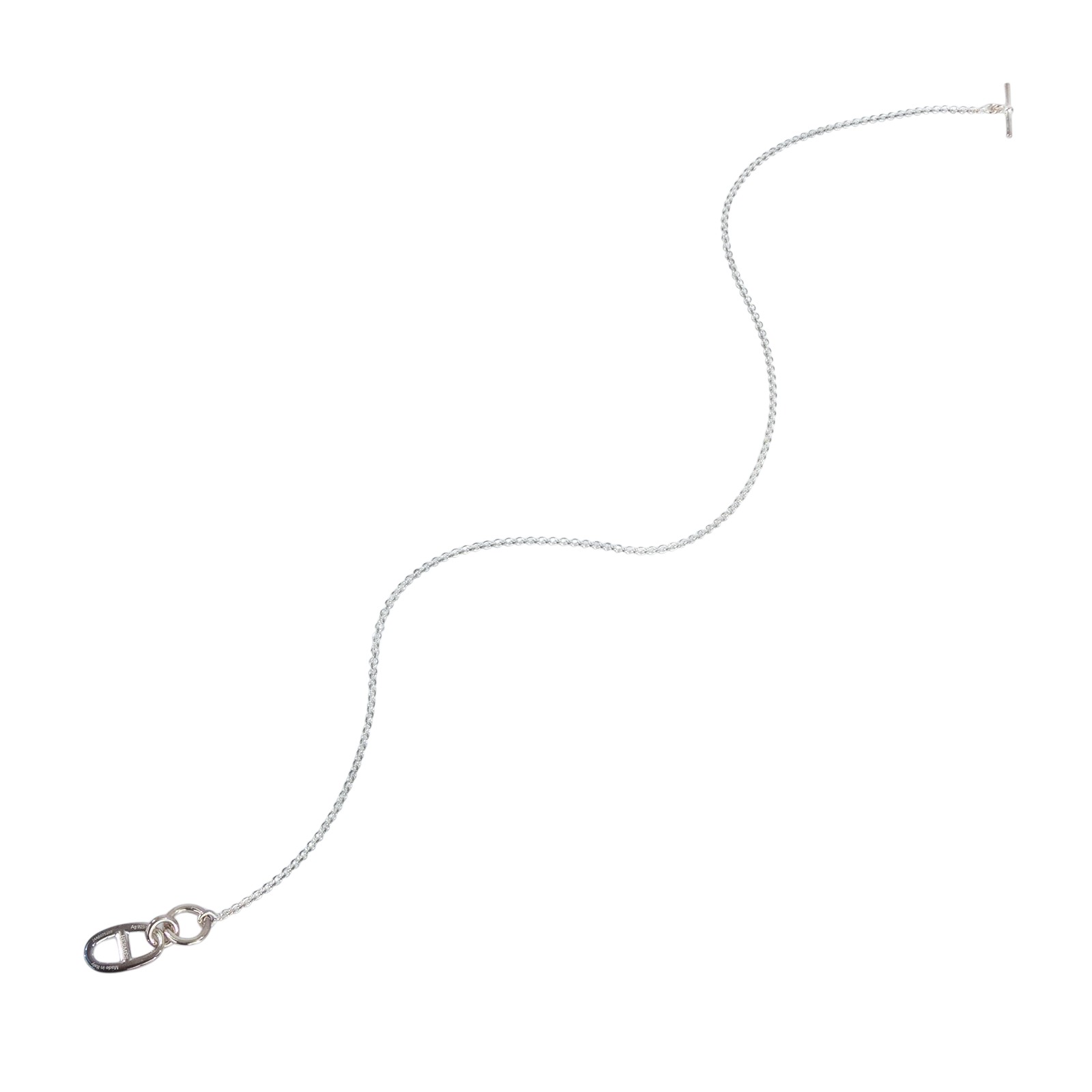 愛馬仕 Hermès Chaine dAncre 墜飾 H104141Bv00 24AB075289 AMULETTES豬鼻項鍊 原廠盒子