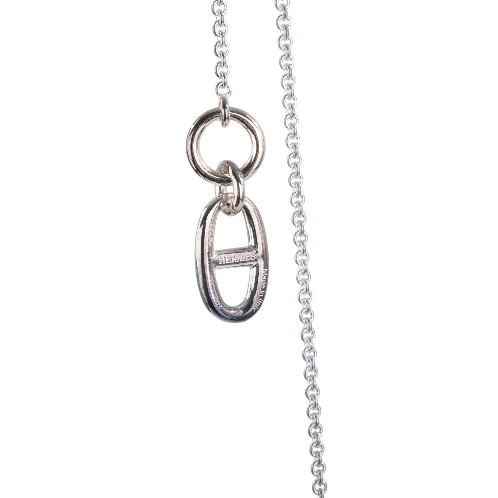 愛馬仕 Hermès Chaine dAncre 墜飾 H104141Bv00 24AB075289 AMULETTES豬鼻項鍊 原廠盒子