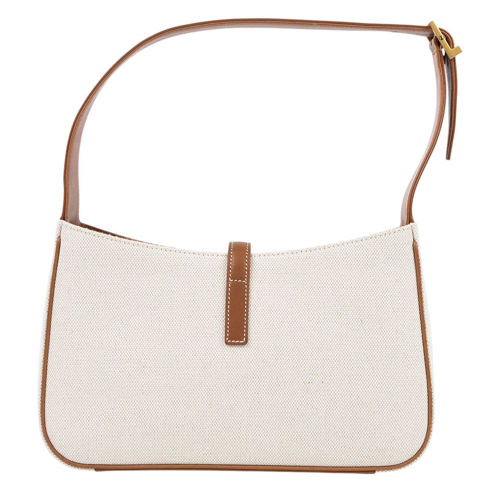 聖羅蘭 YSL SAINT LAURENT LE 5 À 7 緞面 HOBO 手袋 手提包 657228FAAP7 棕拚帆布 LE 5 À 7 HOBO 防塵袋