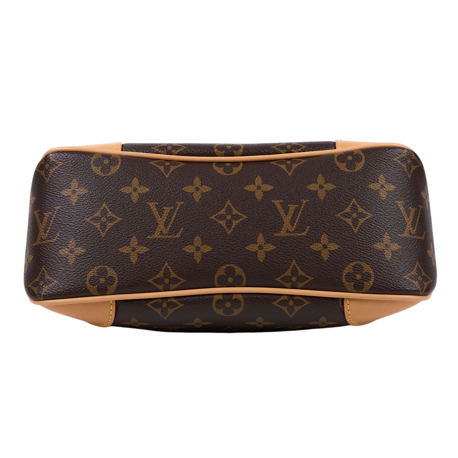 路易威登 LOUIS VUITTON Boulogne 牛角包 手提 斜肩背包 M45832 晶片款 原花Boulogne PM 防塵袋/背帶2/購買證明正本