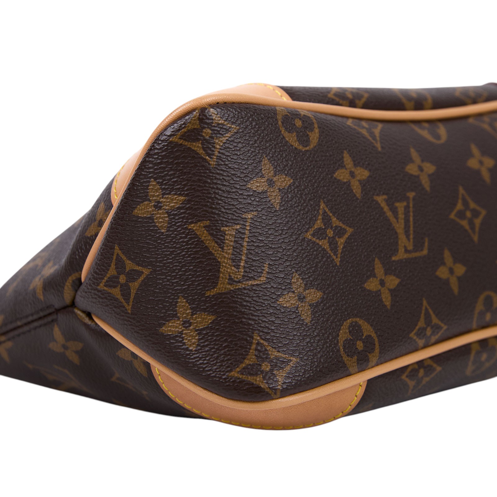 路易威登 LOUIS VUITTON Boulogne 牛角包 手提 斜肩背包 M45832 晶片款 原花Boulogne PM 防塵袋/背帶2/購買證明正本