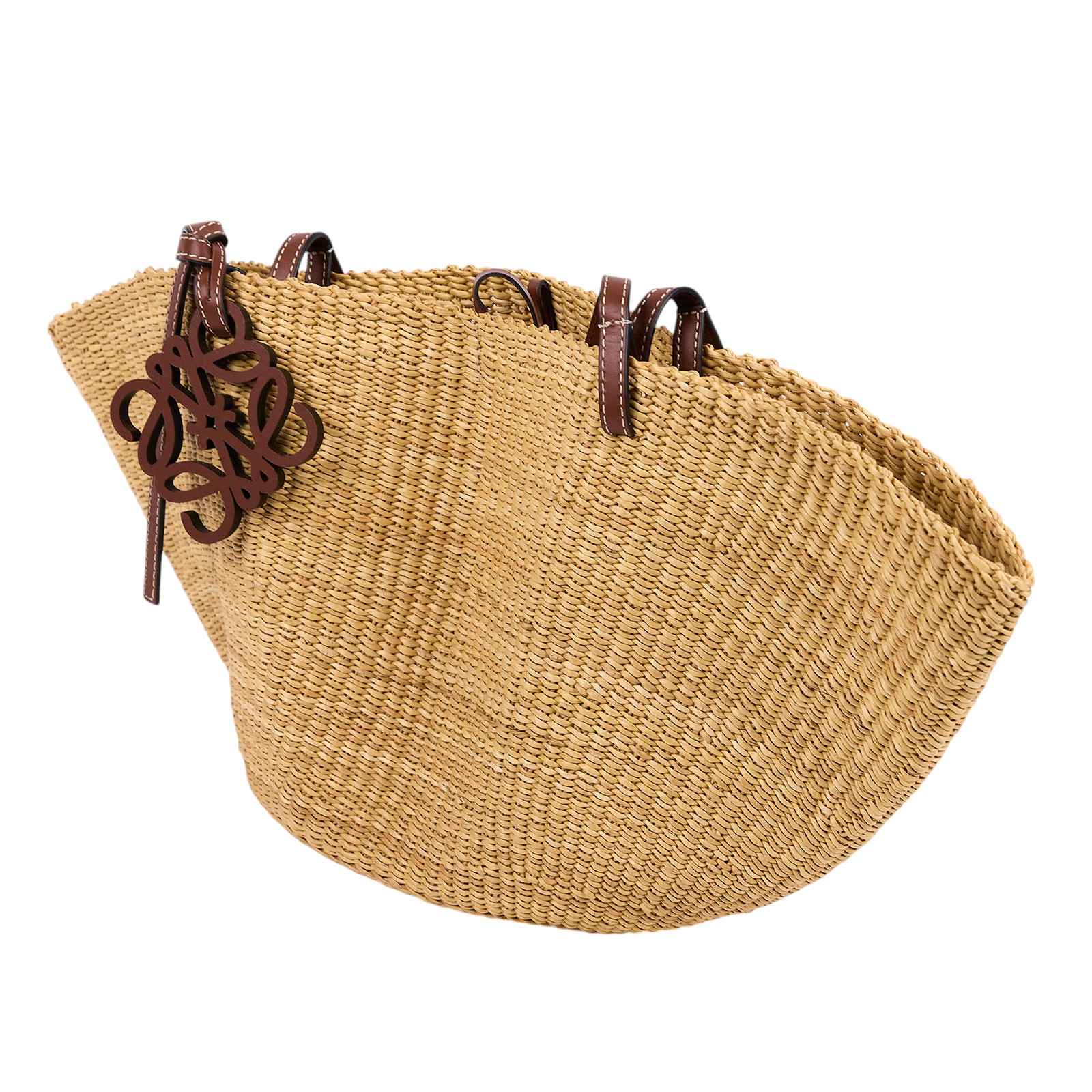 羅意威 LOEWE Shell Basket Bag 手提包 小型 A223096X02 草編包 防塵袋