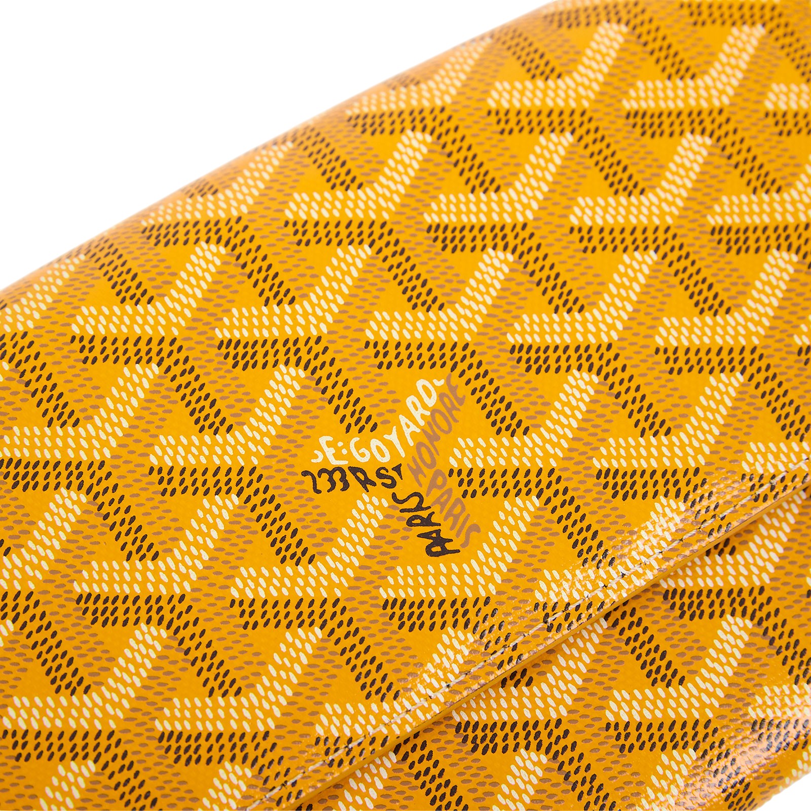 高雅德 GOYARD Varenne Continental Wallet 錢包 VAREN3MMLTY 黃Varenne WOC 防塵袋2