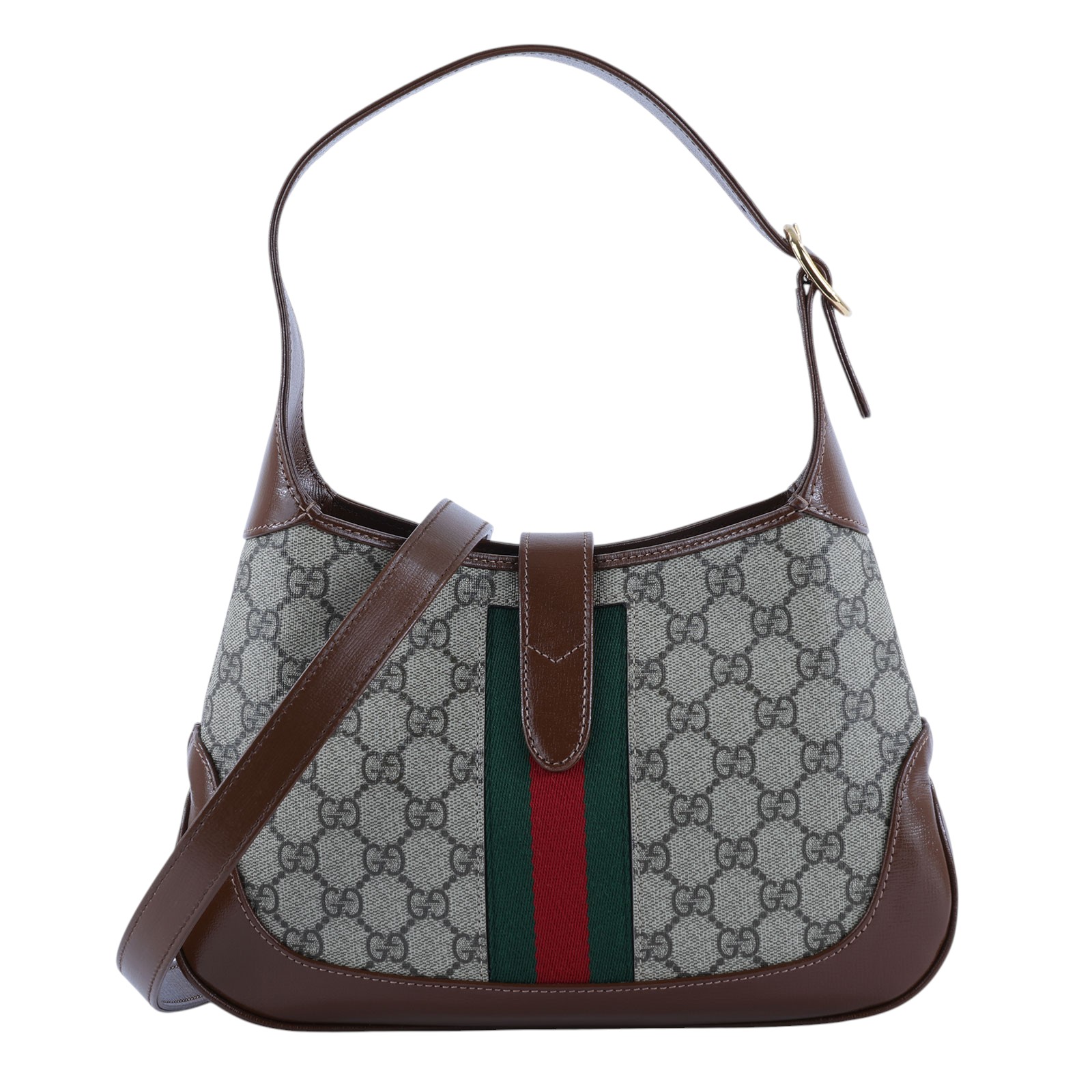 古馳 GUCCI Jackie 1961 小型 肩揹袋 636706 HUHHG 棕JACKIE 1961 原廠盒子/防塵袋/購買證明正本