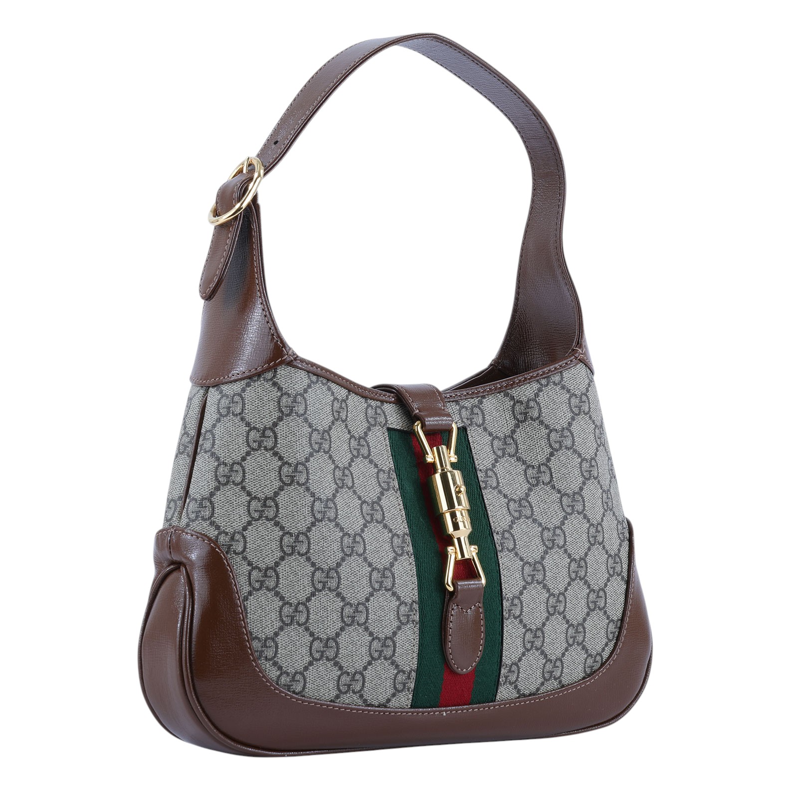 古馳 GUCCI Jackie 1961 小型 肩揹袋 636706 HUHHG 棕JACKIE 1961 原廠盒子/防塵袋/購買證明正本