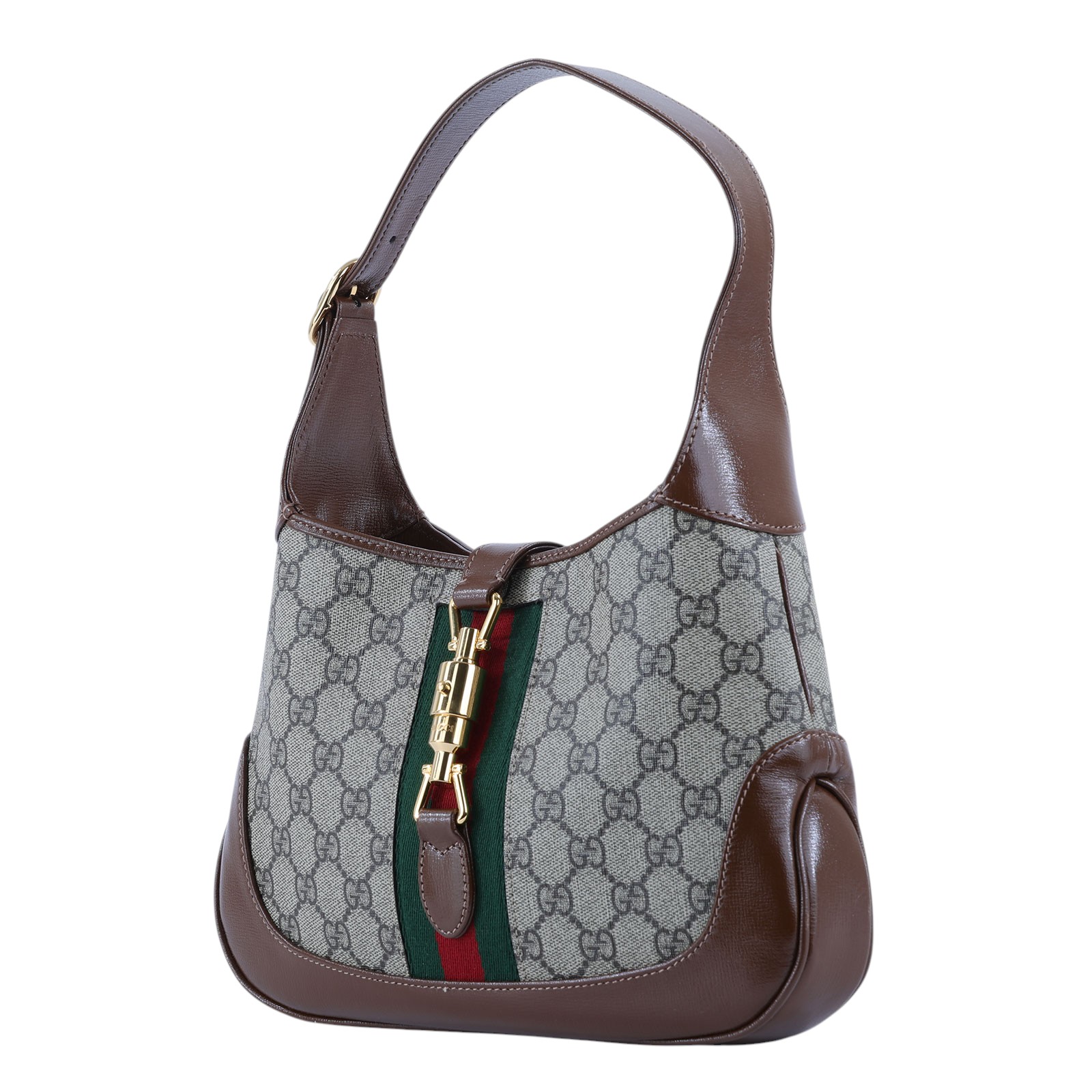 古馳 GUCCI Jackie 1961 小型 肩揹袋 636706 HUHHG 棕JACKIE 1961 原廠盒子/防塵袋/購買證明正本