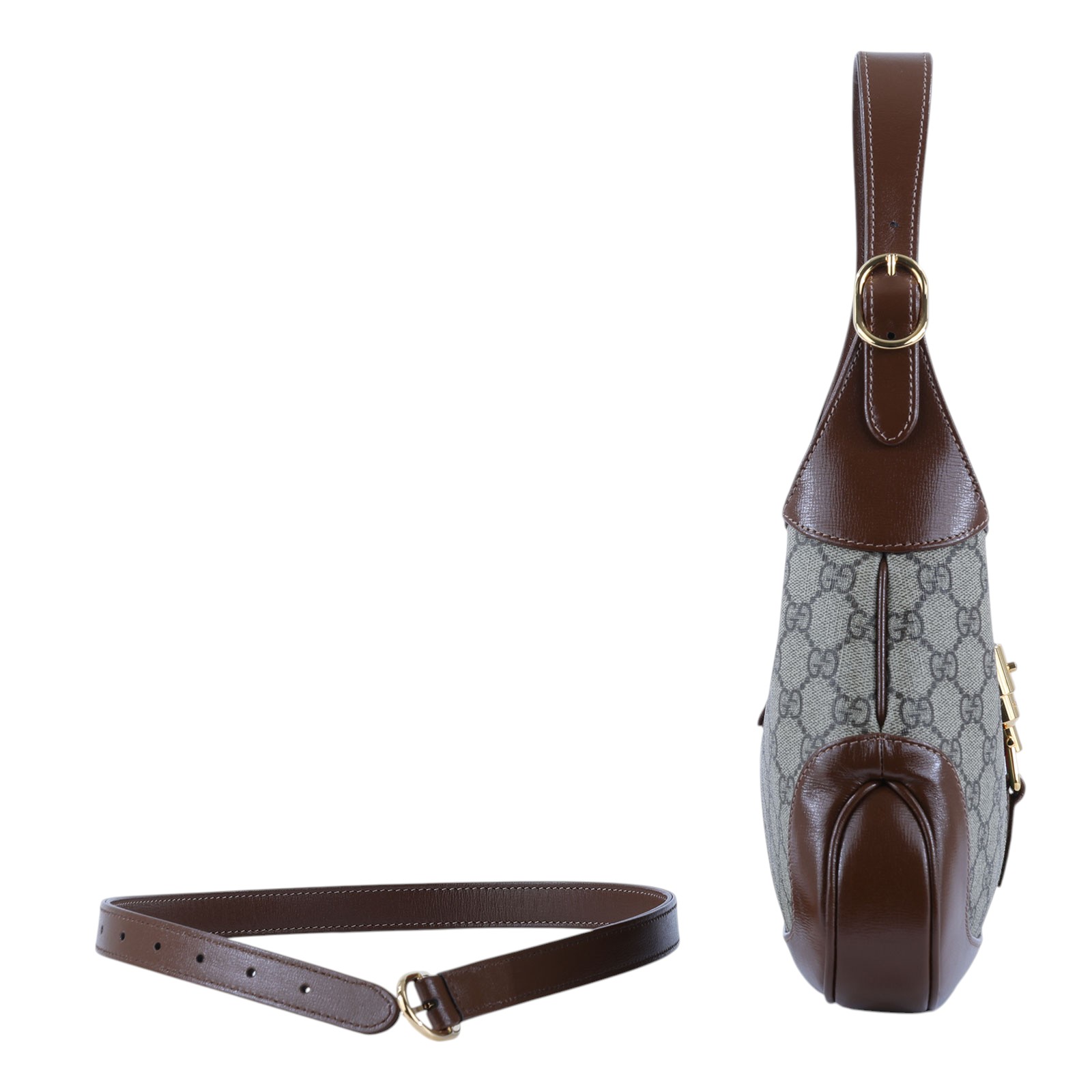 古馳 GUCCI Jackie 1961 小型 肩揹袋 636706 HUHHG 棕JACKIE 1961 原廠盒子/防塵袋/購買證明正本