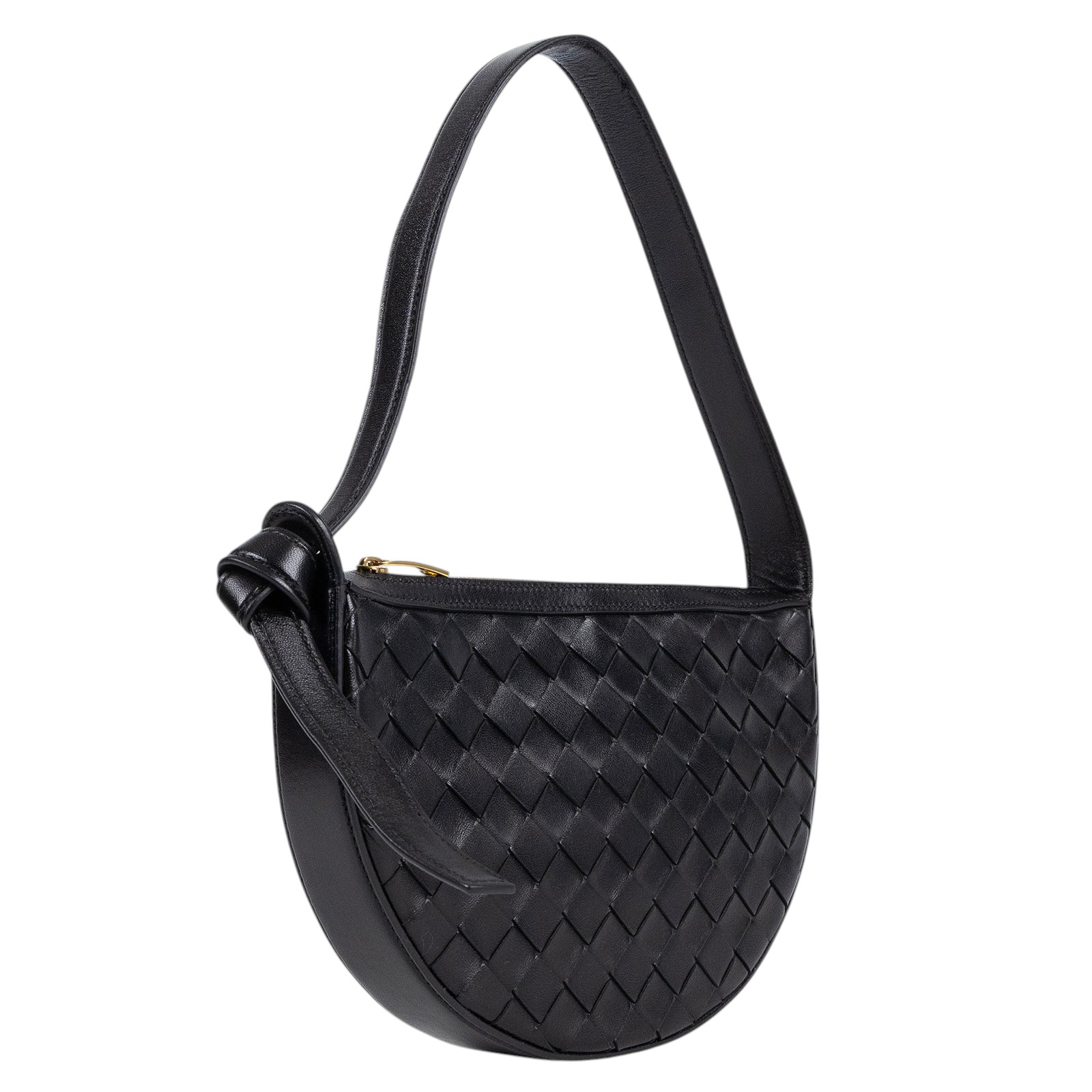 寶緹嘉 BOTTEGA VENETA Sunrise 手提包 763747VCPP3 黑編織Sunrise肩背包 防塵袋