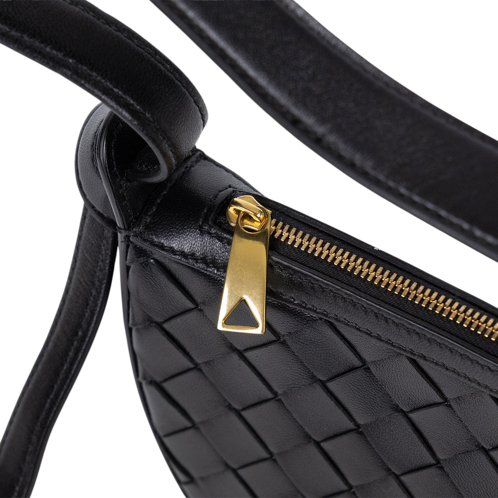 寶緹嘉 BOTTEGA VENETA Sunrise 手提包 763747VCPP3 黑編織Sunrise肩背包 防塵袋