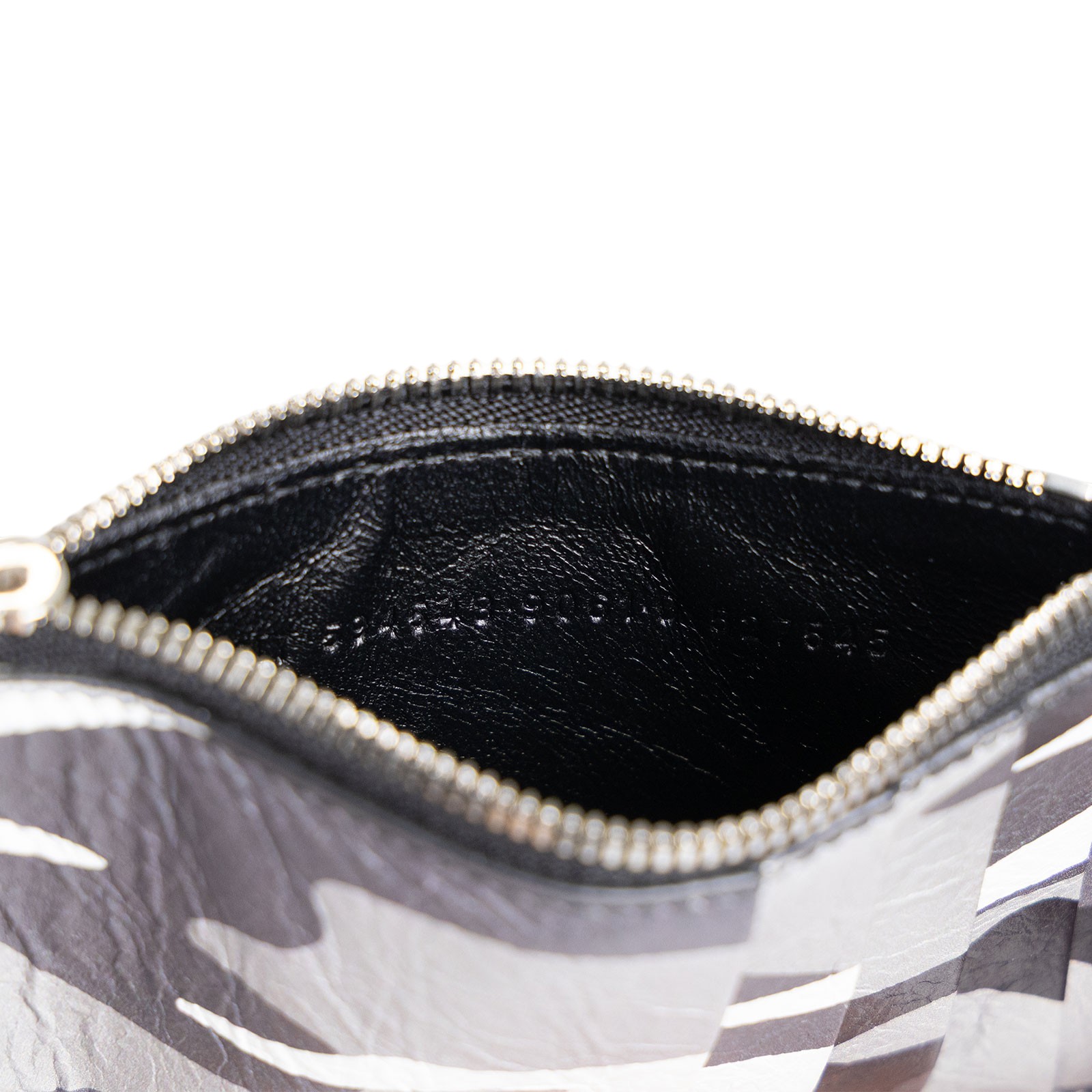 巴黎世家 BALENCIAGA 卡夾 證件夾 5945482AAPB 黑白迷彩掛繩卡包 原廠盒子/防塵袋