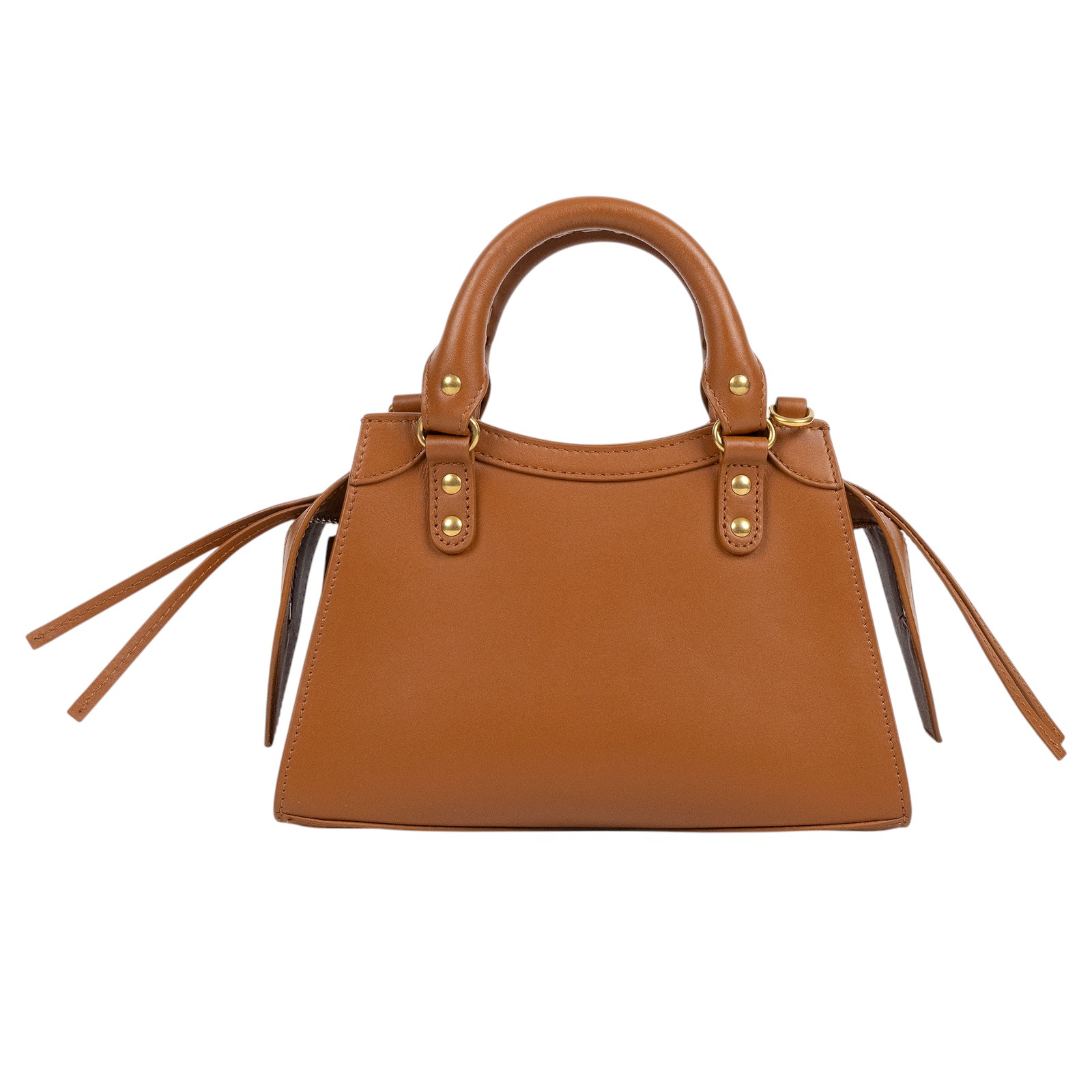巴黎世家 BALENCIAGA Neo Calassic 迷你 機車包 63852415Y4Y 焦糖NEO CLASSIC MINI 防塵袋