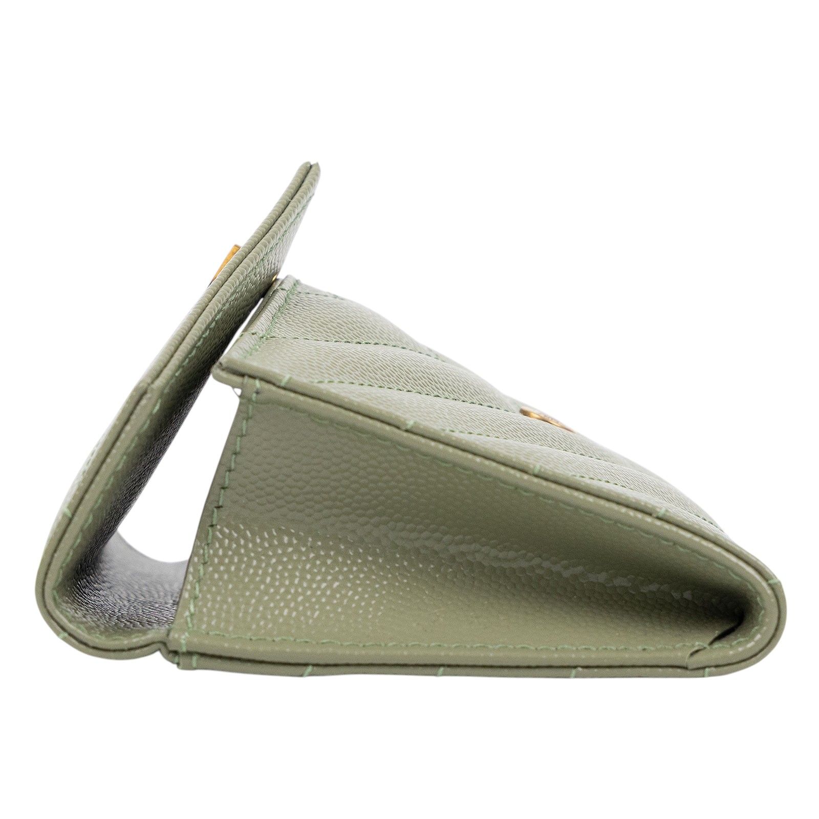 聖羅蘭 YSL SAINT LAURENT cassandre matelassé 粒面壓紋皮革 小型 信封錢包 短夾 414404BOW01  原廠盒子/防塵袋