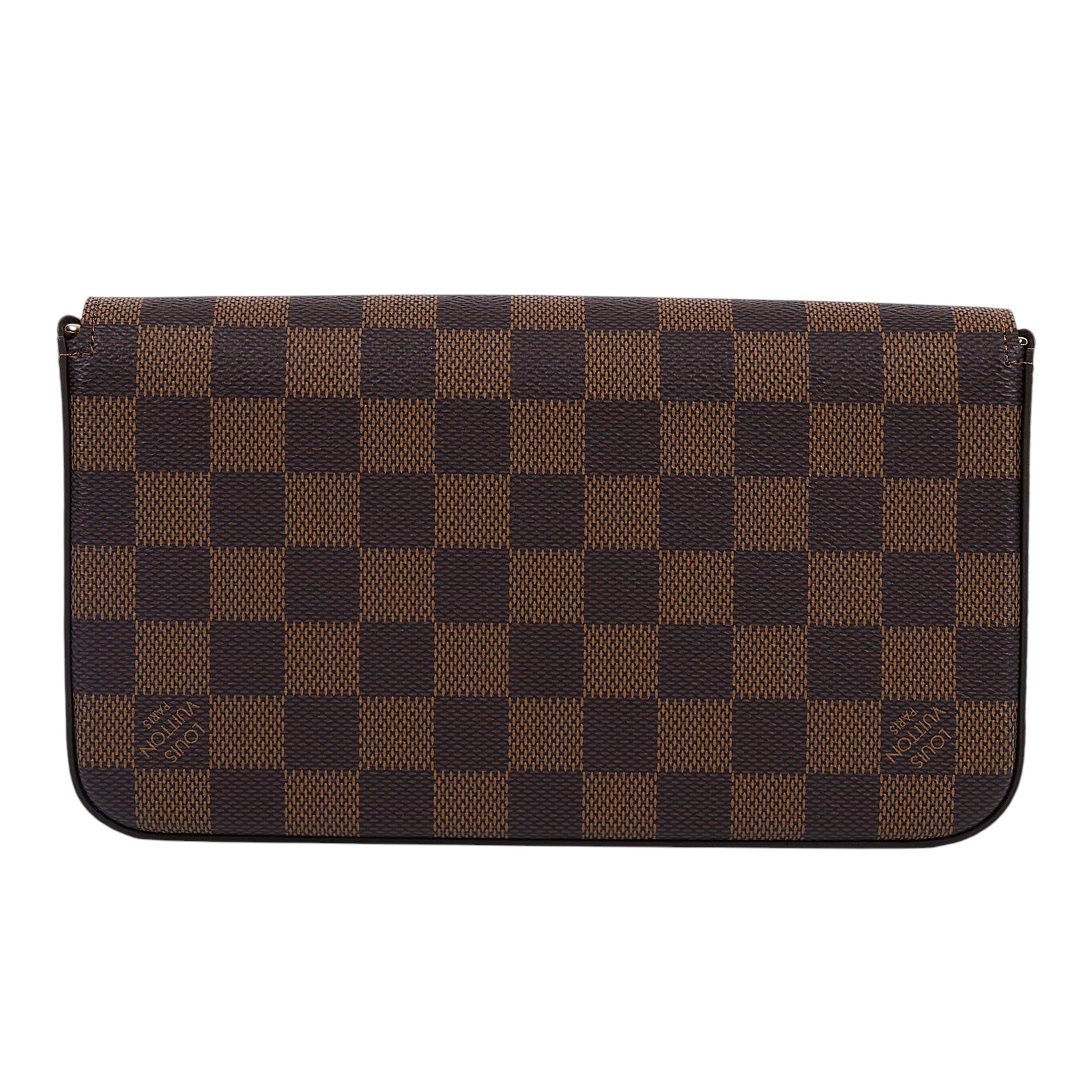 路易威登 LOUIS VUITTON Félicie Pochette 棋盤格 翻蓋 斜背 鍊帶 肩背包 N40492 晶片款  原廠盒子/防塵袋