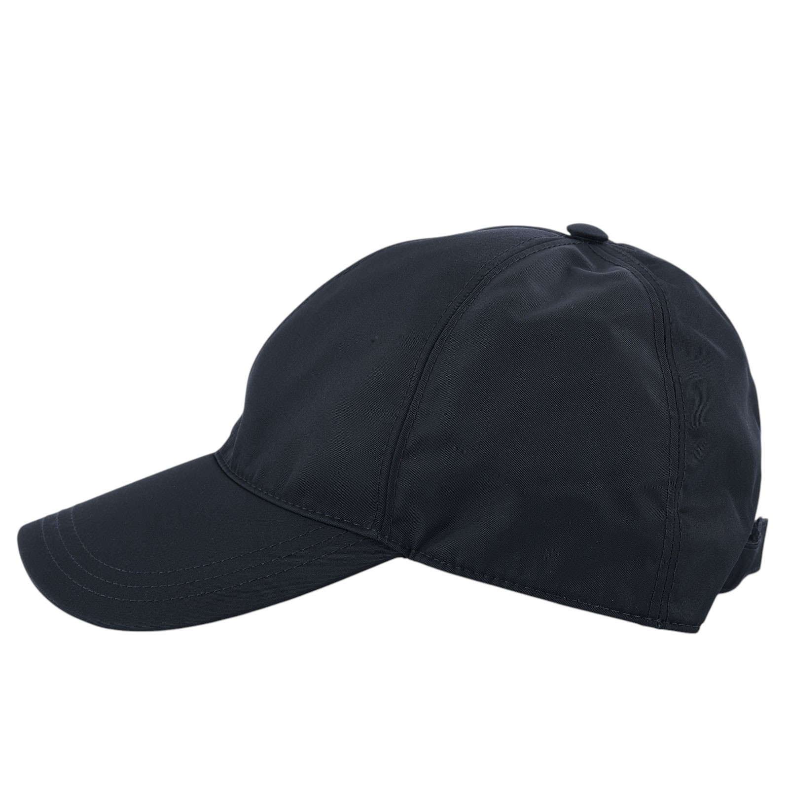 普拉達 PRADA 棒球帽 2HC274_2DMI_M 黑三角鐵牌尼龍鴨舌帽#M 無附屬品